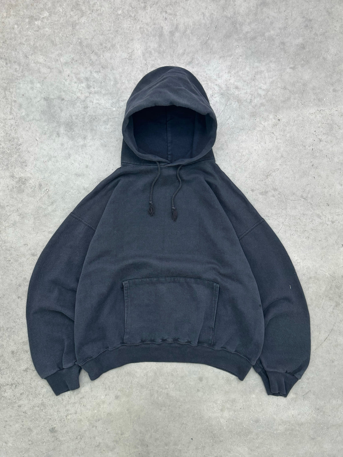 FADED BLACK HOODIE - 1990S