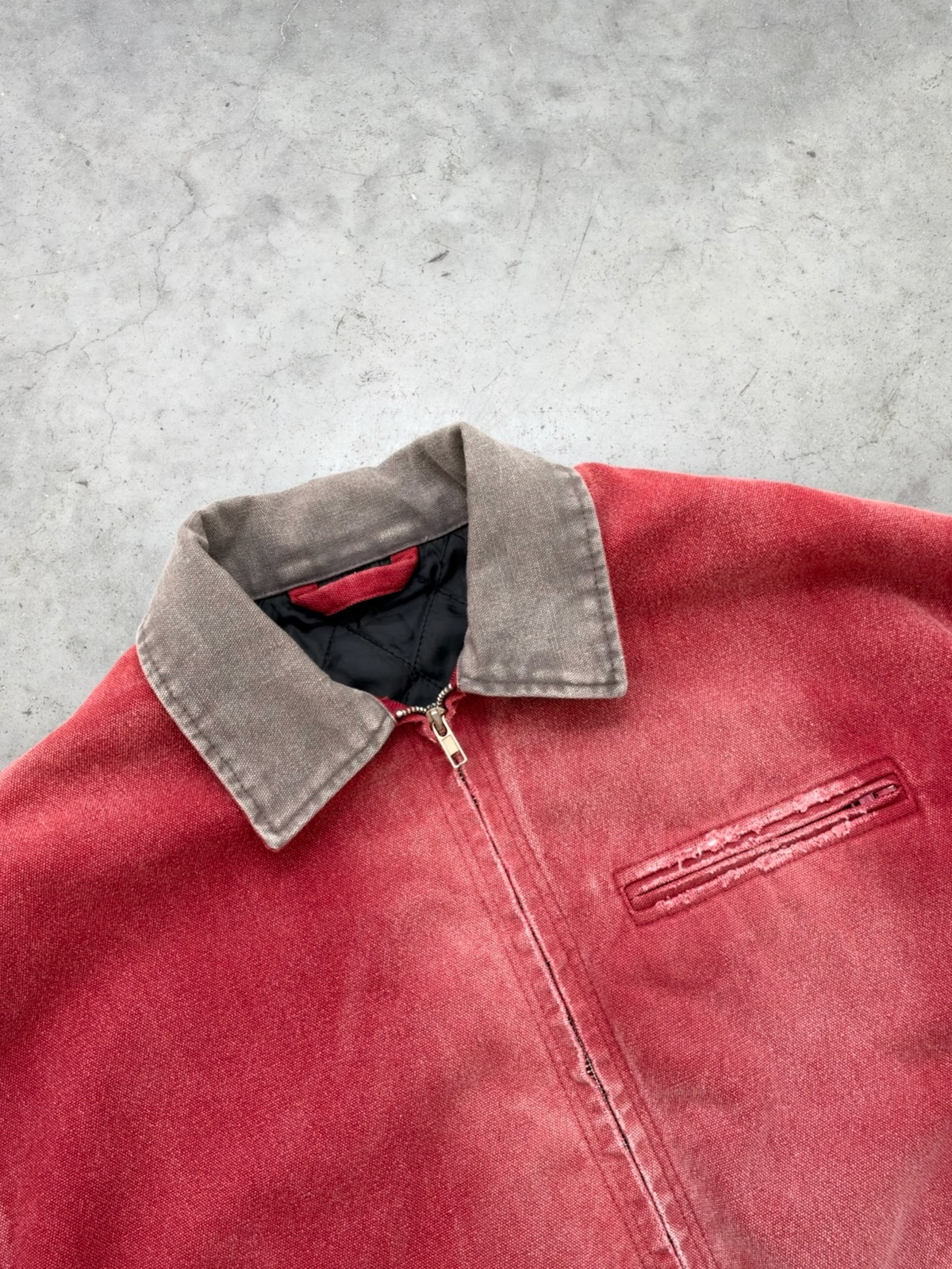 1/1 SAMPLE LAYTON JACKET - SUN FADED MAROON