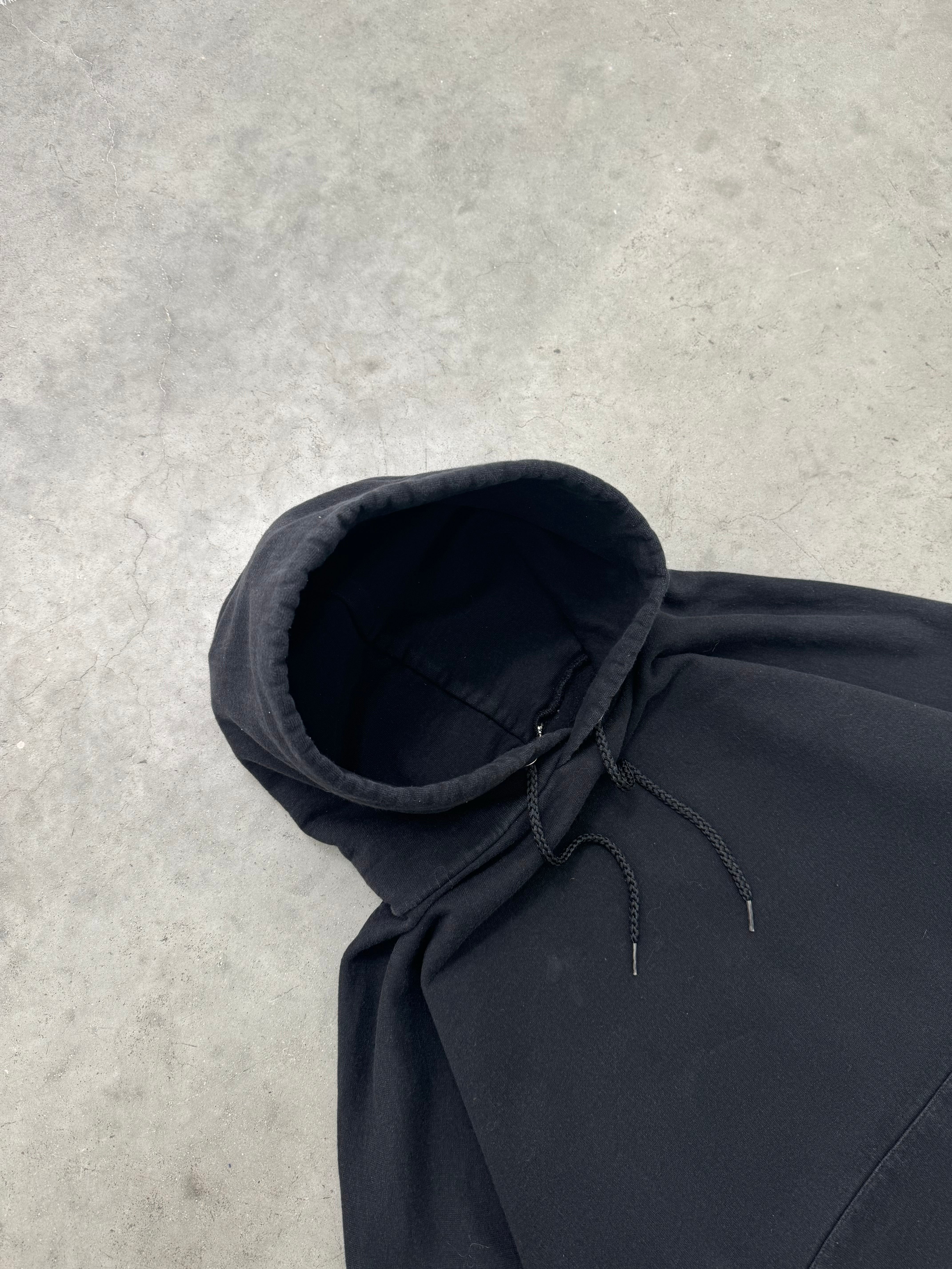 FADED BLACK HOODIE - 1990S