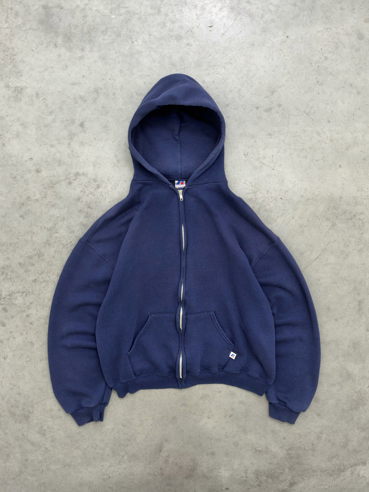 "YSL" RUSSELL ZIP-UP HOODIE - 2000S