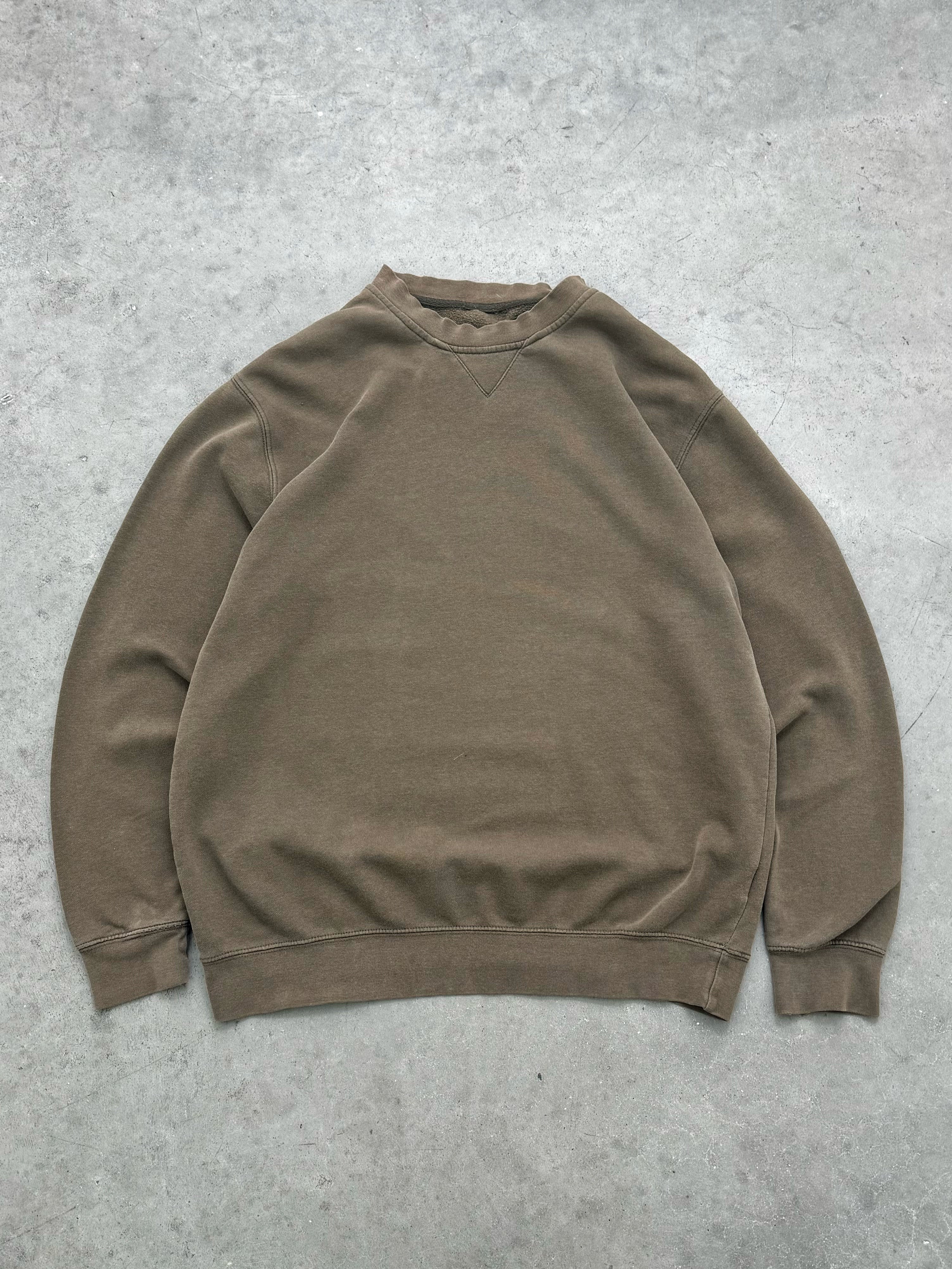 FADED OLIVE CREWNECK - 2000S