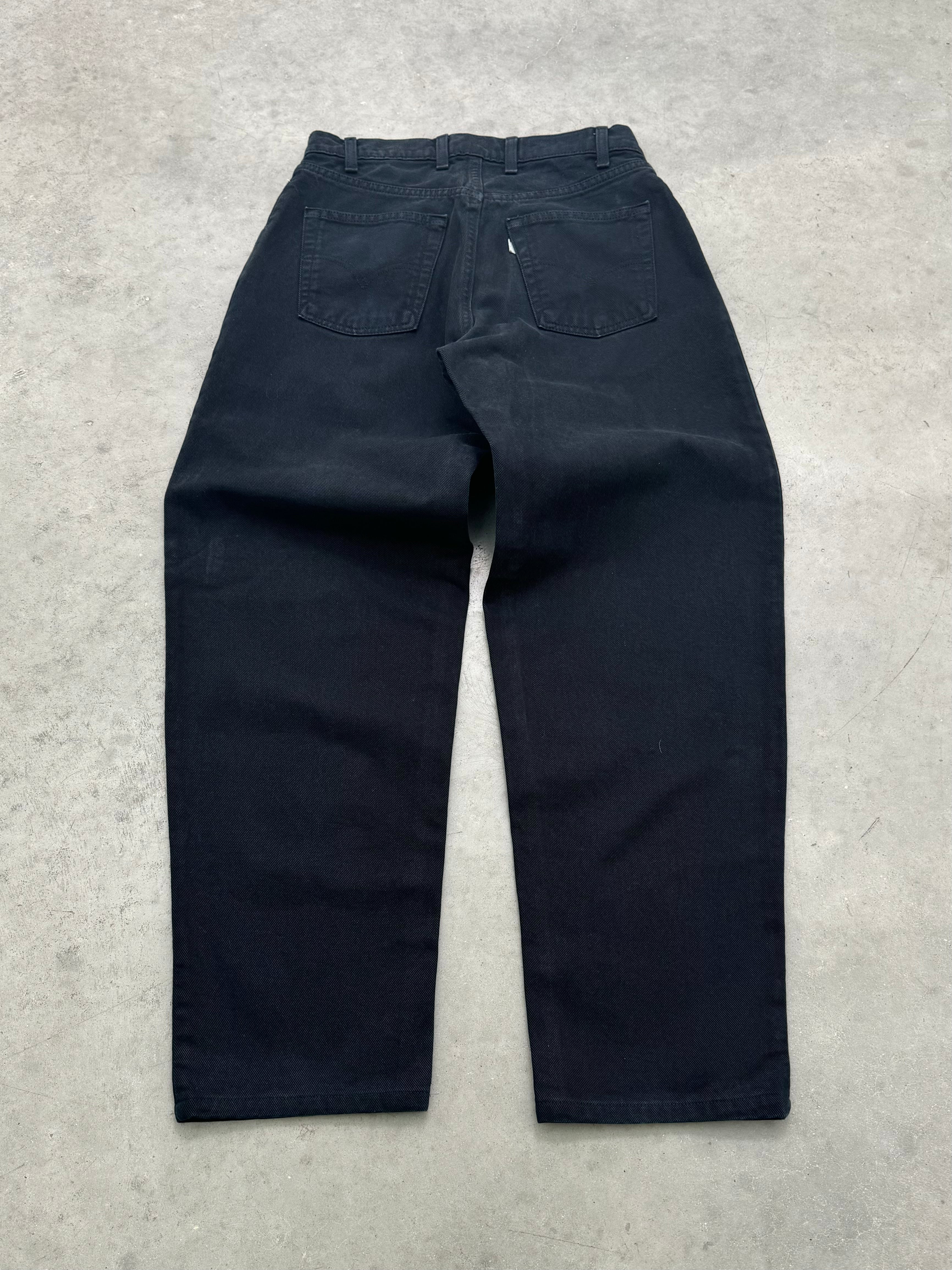 LEVI’S MADE IN USA BLACK SILVERTAB BAGGY JEANS - 1990S