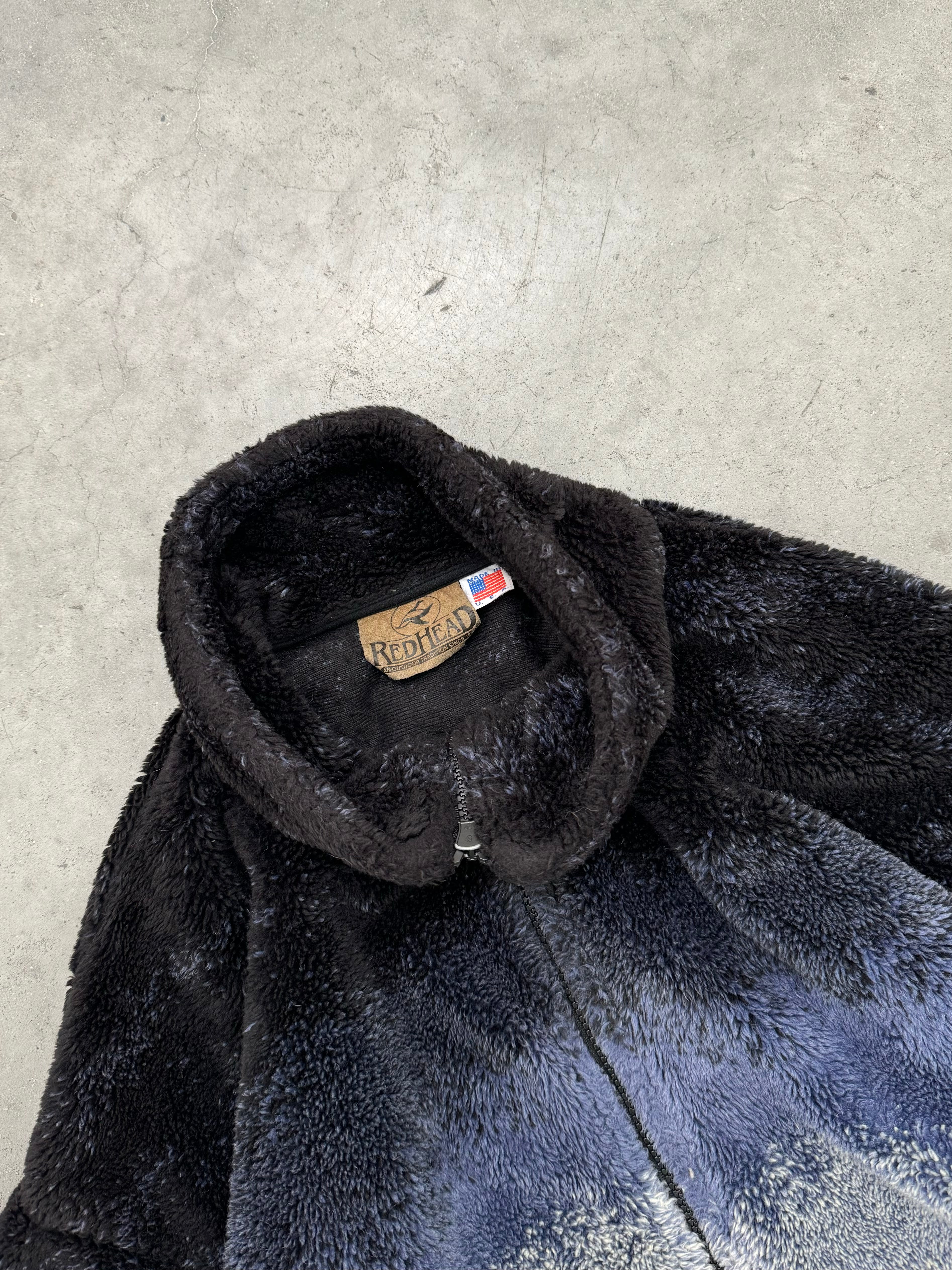WOLF PACK DEEP PILE FLEECE JACKET - 1990S