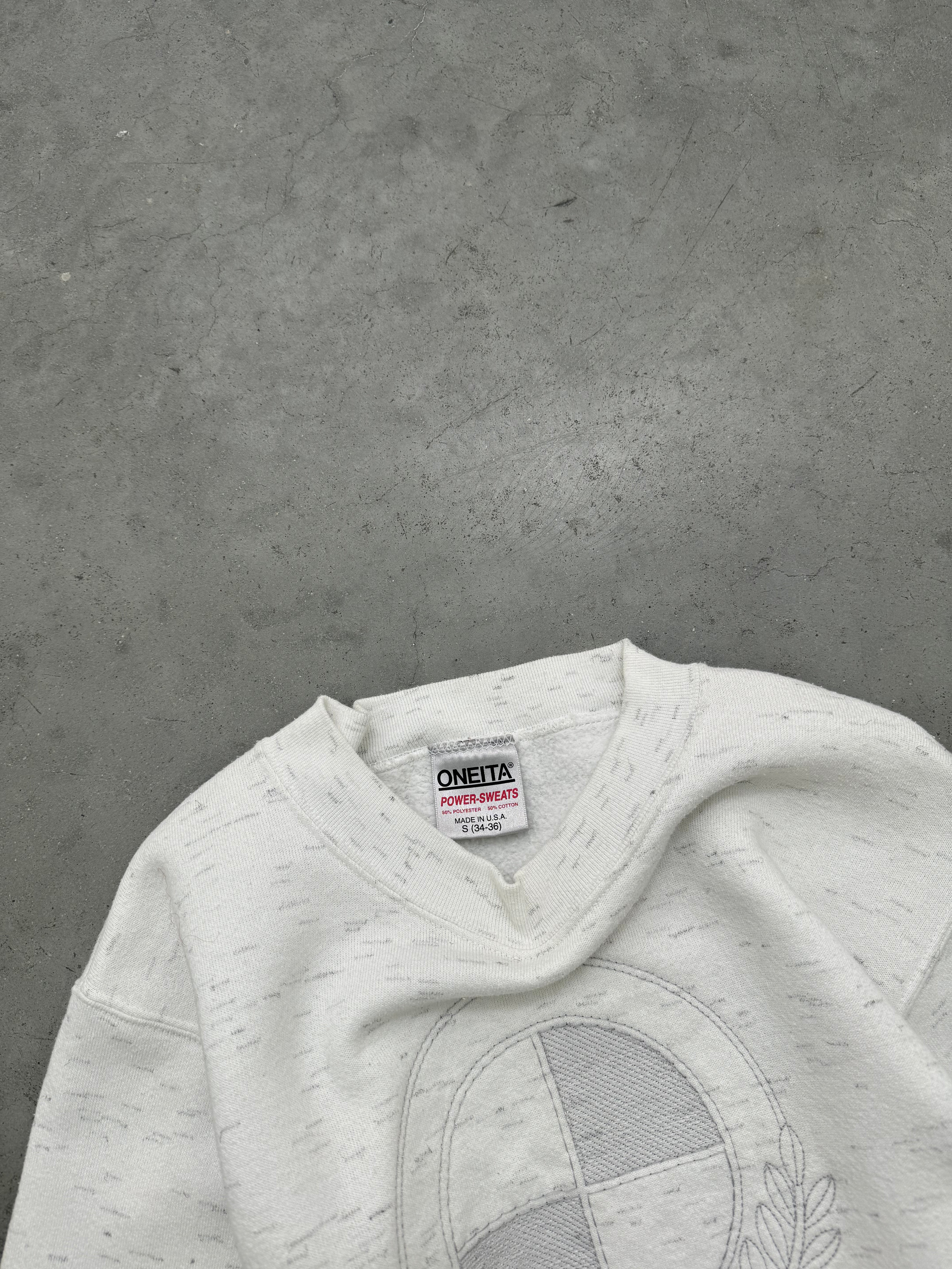 HEATHER GREY “BMW” CREWNECK - 1990S