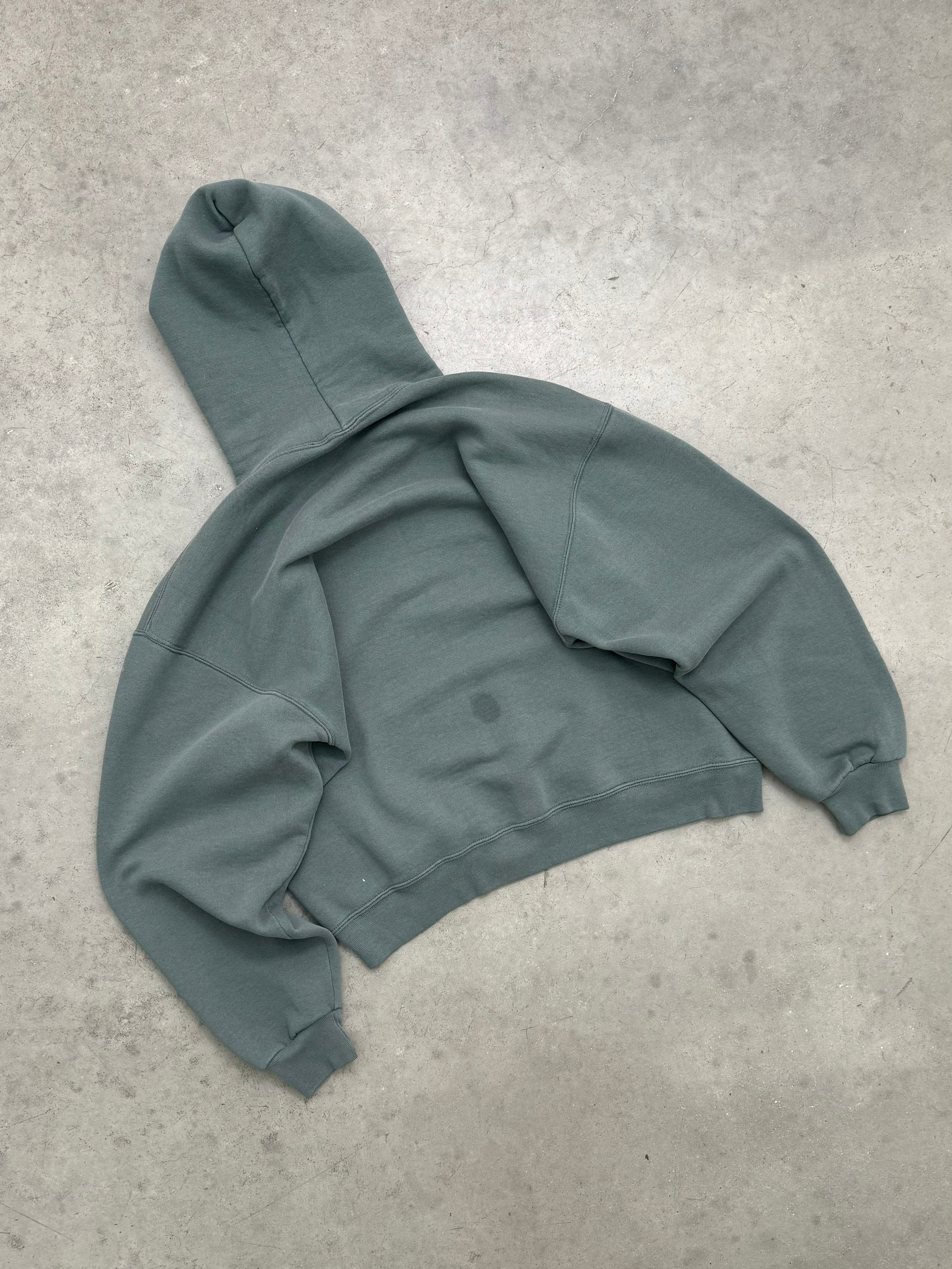 FADED SAGE GREEN RUSSELL HOODIE - 2000S