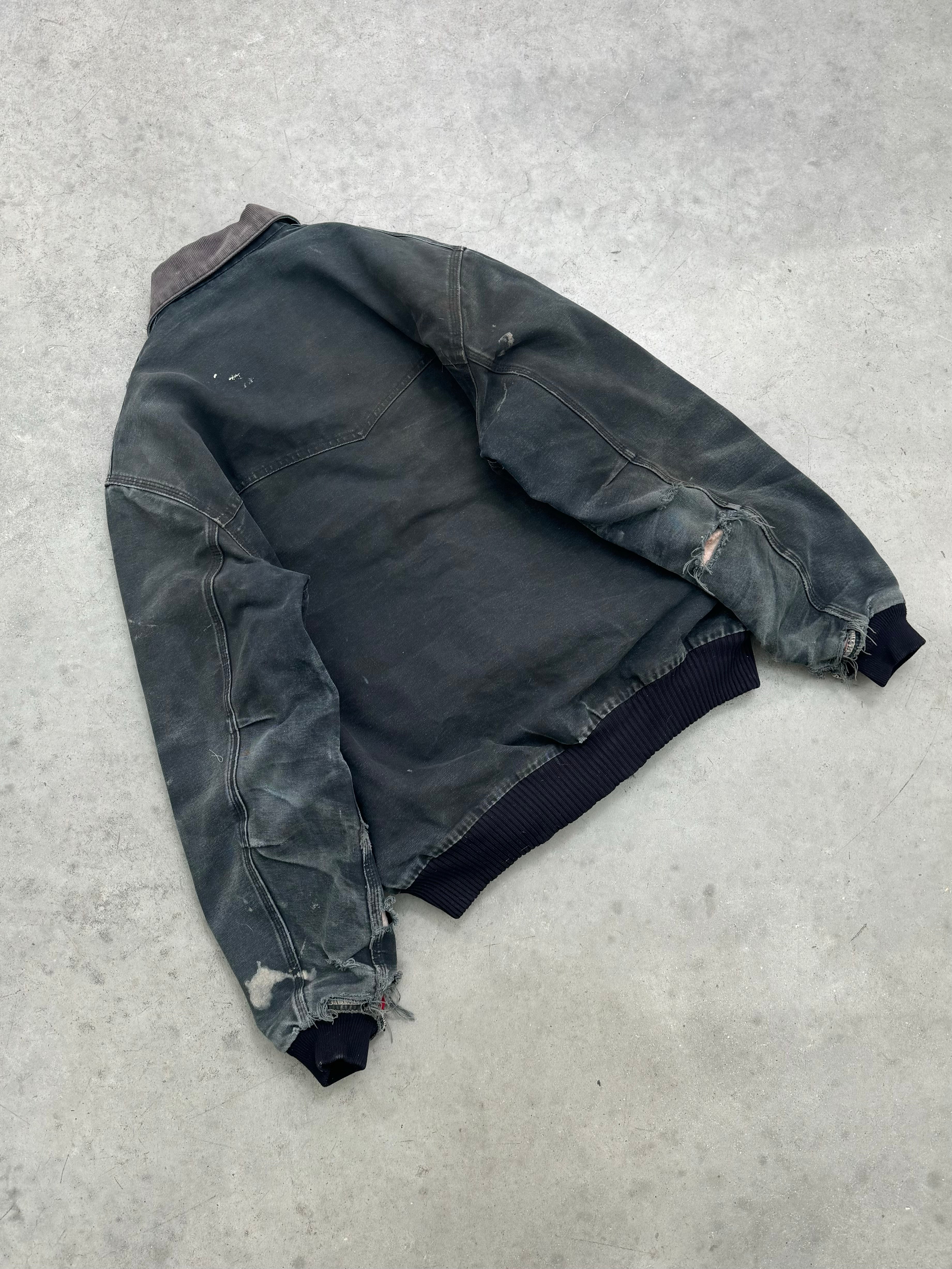 SUN FADED & DISTRESSED CARHARTT SANTA FE JACKET - 1990S