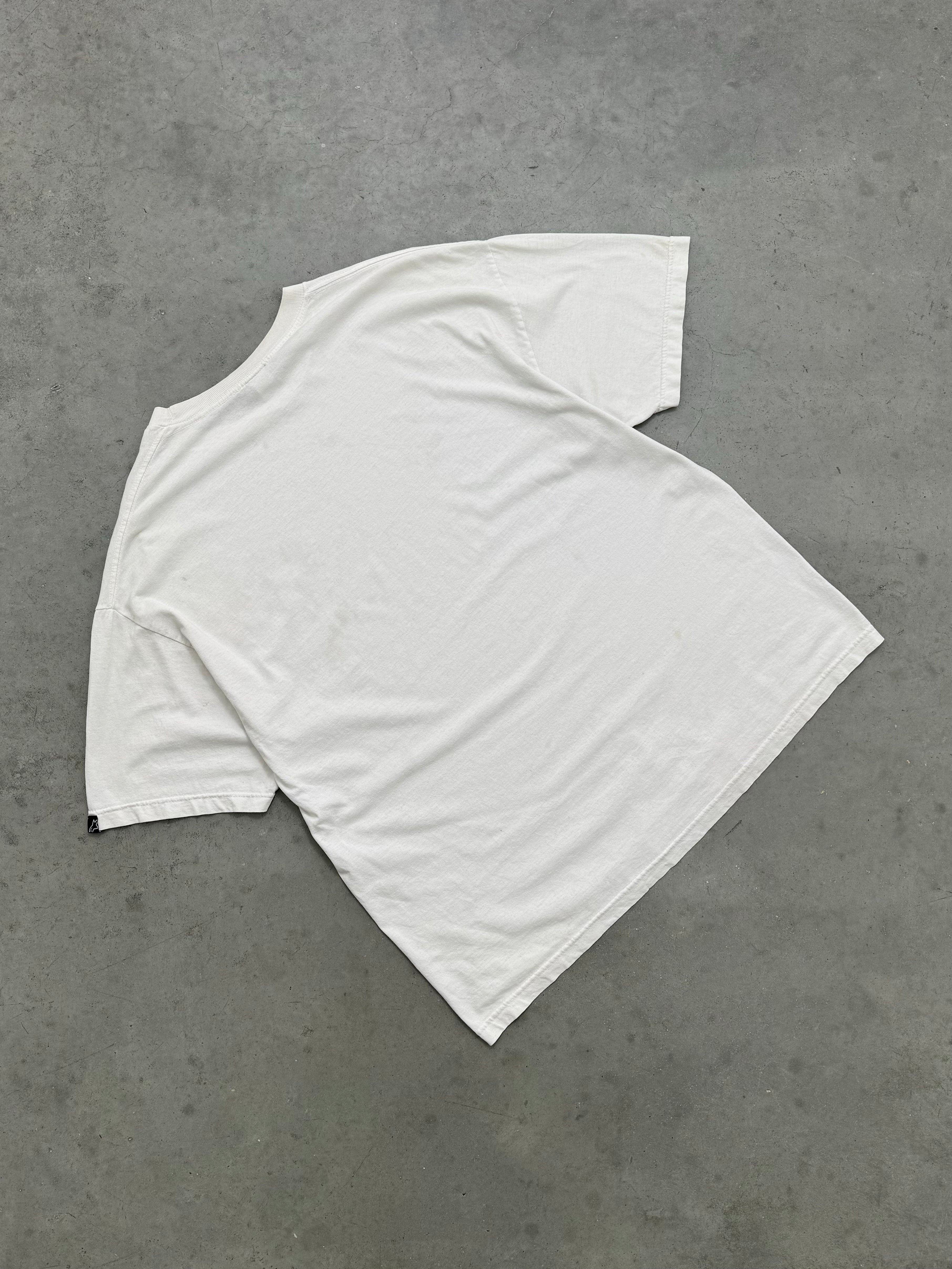 FADED WHITE "ALPINESTARS" TEE - 2000S