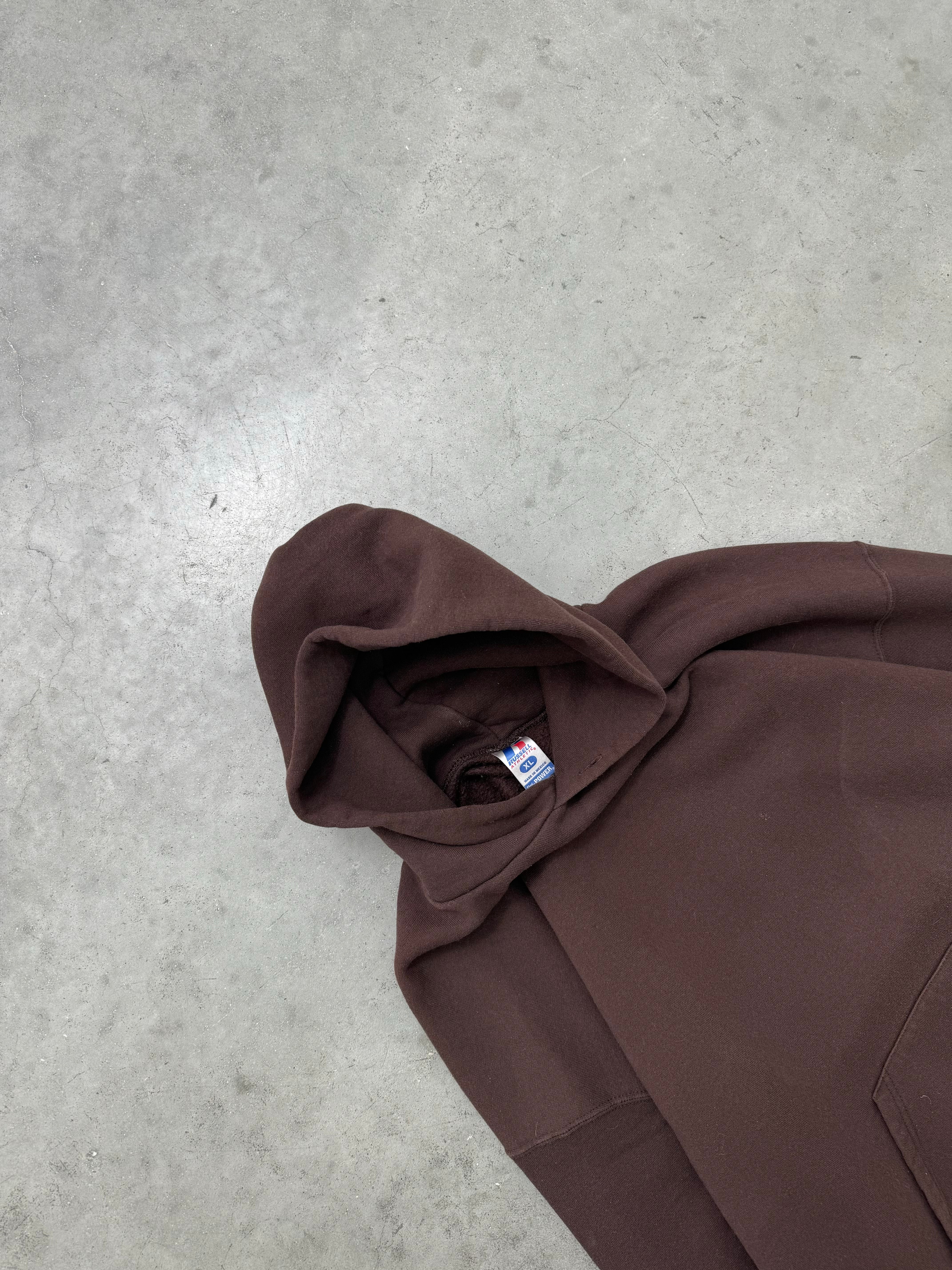 FADED BROWN RUSSELL HOODIE - 2000S