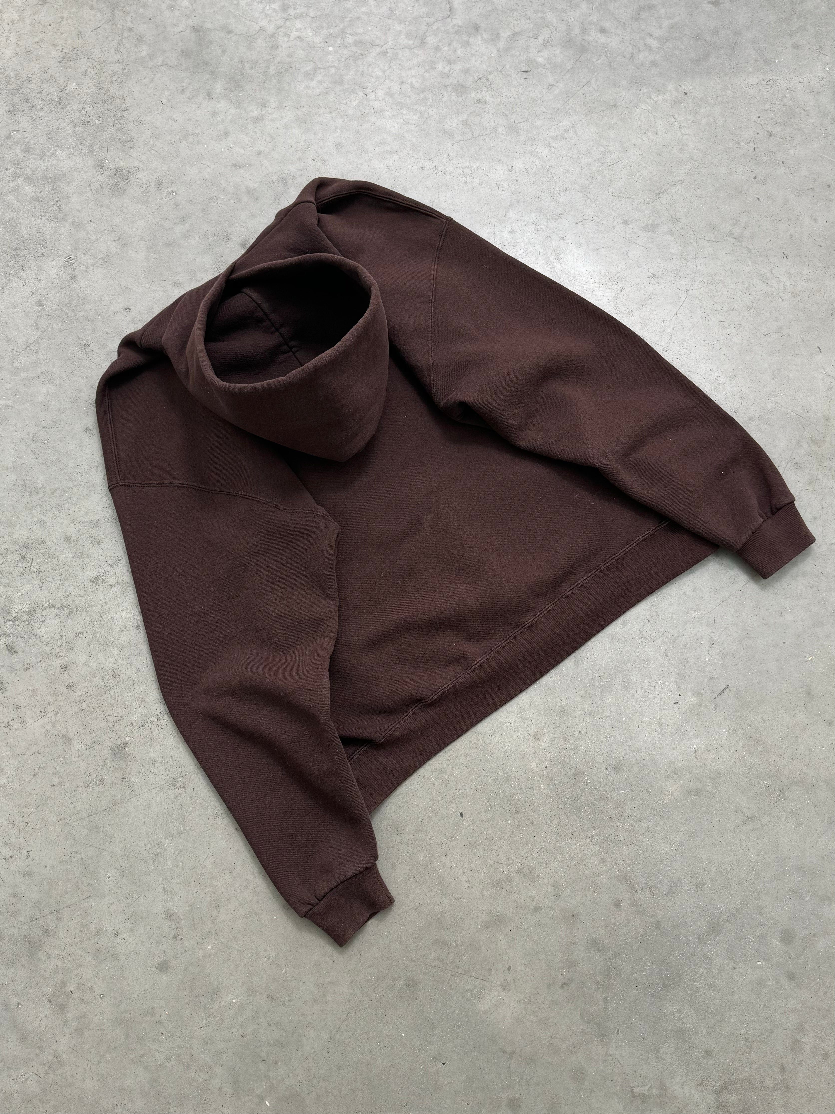 FADED BROWN RUSSELL HOODIE - 2000S