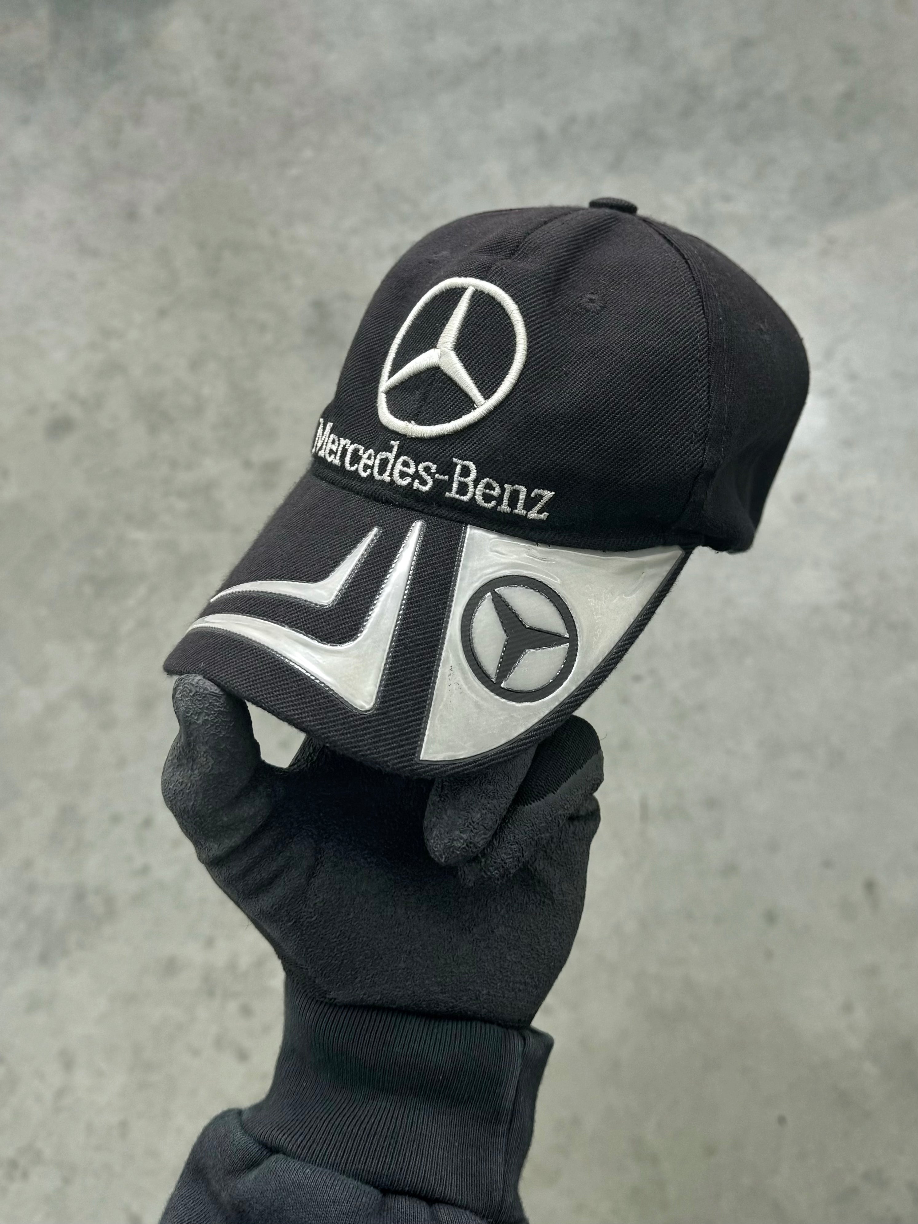 FADED "MERCEDES BENZ" EMBLEM HAT - 2000S