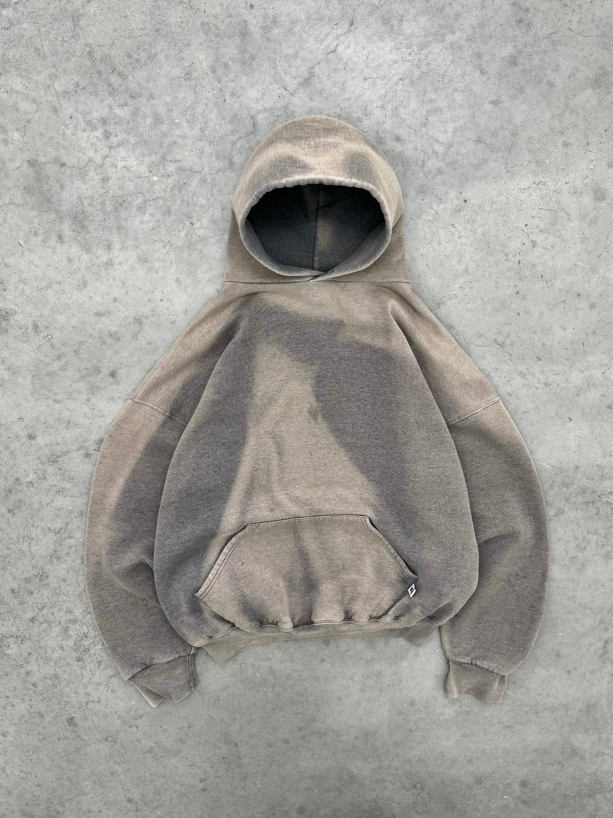 SUN FADED RUSSELL HOODIE - 1990S