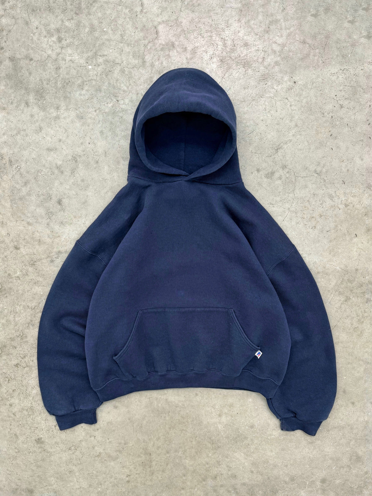 FADED NAVY RUSSELL HOODIE - 2000S