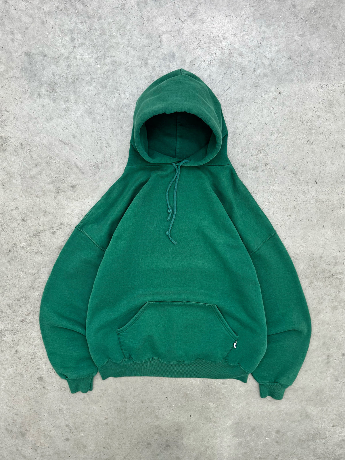 FADED FOREST GREEN RUSSELL HOODIE - 1990S