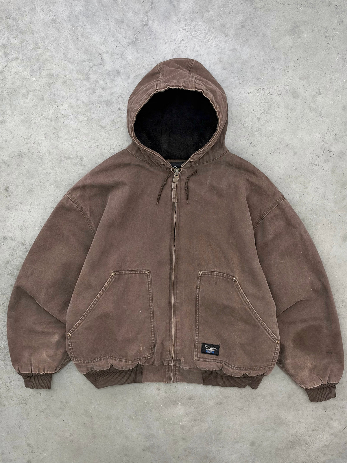 FADED ESPRESSO BROWN WALLS WORK JACKET - 1990S