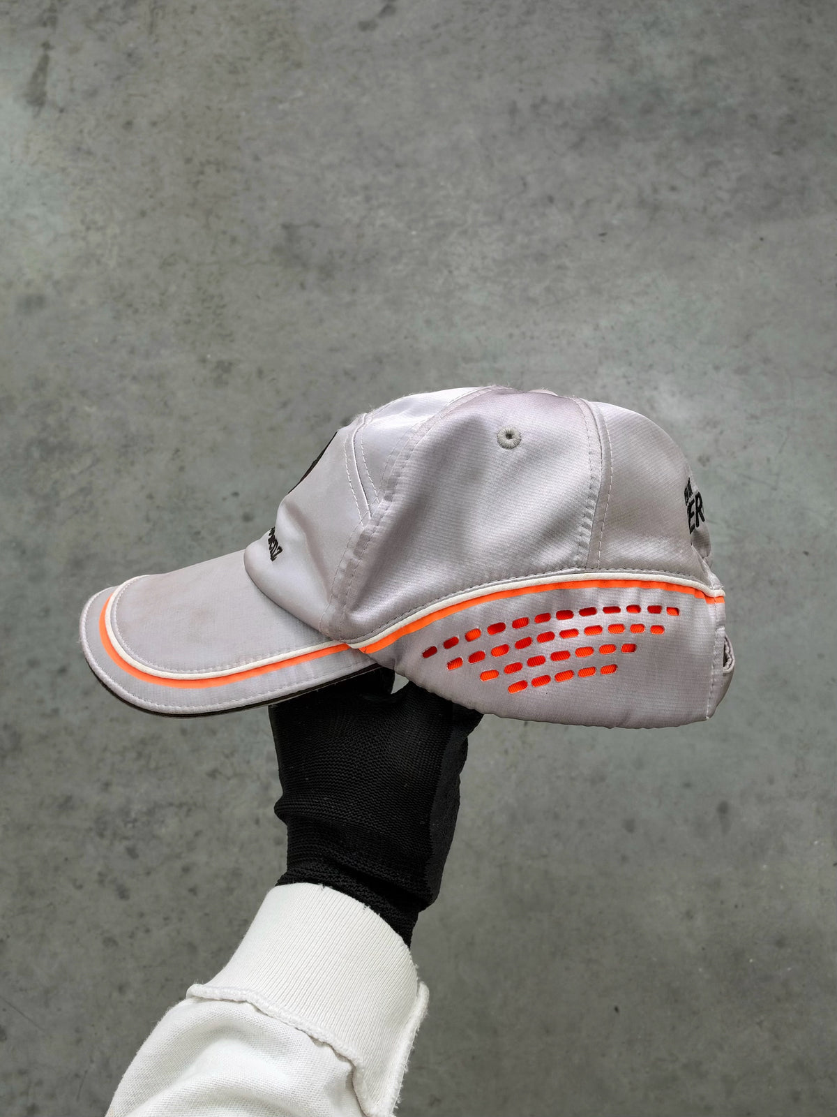 FADED CHROME MERCEDES-BENZ HAT - 1990S