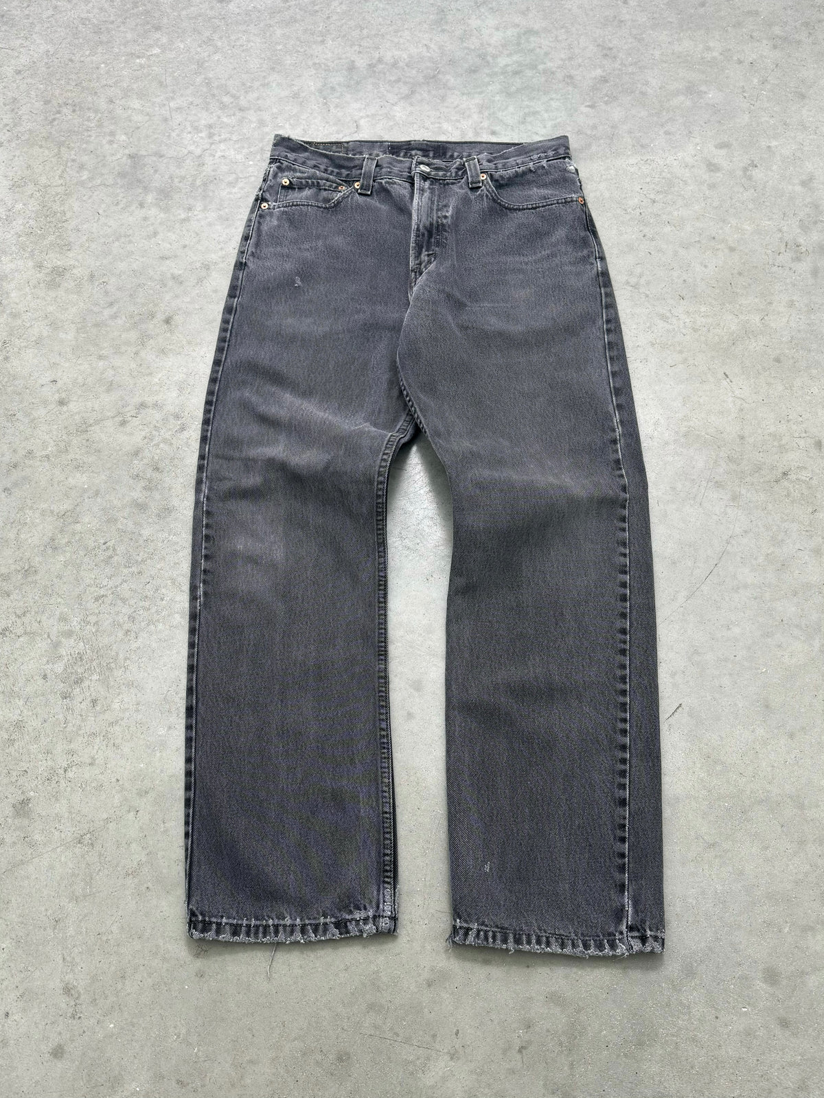 FADED BLACK LEVIS 505 JEANS - 2000S