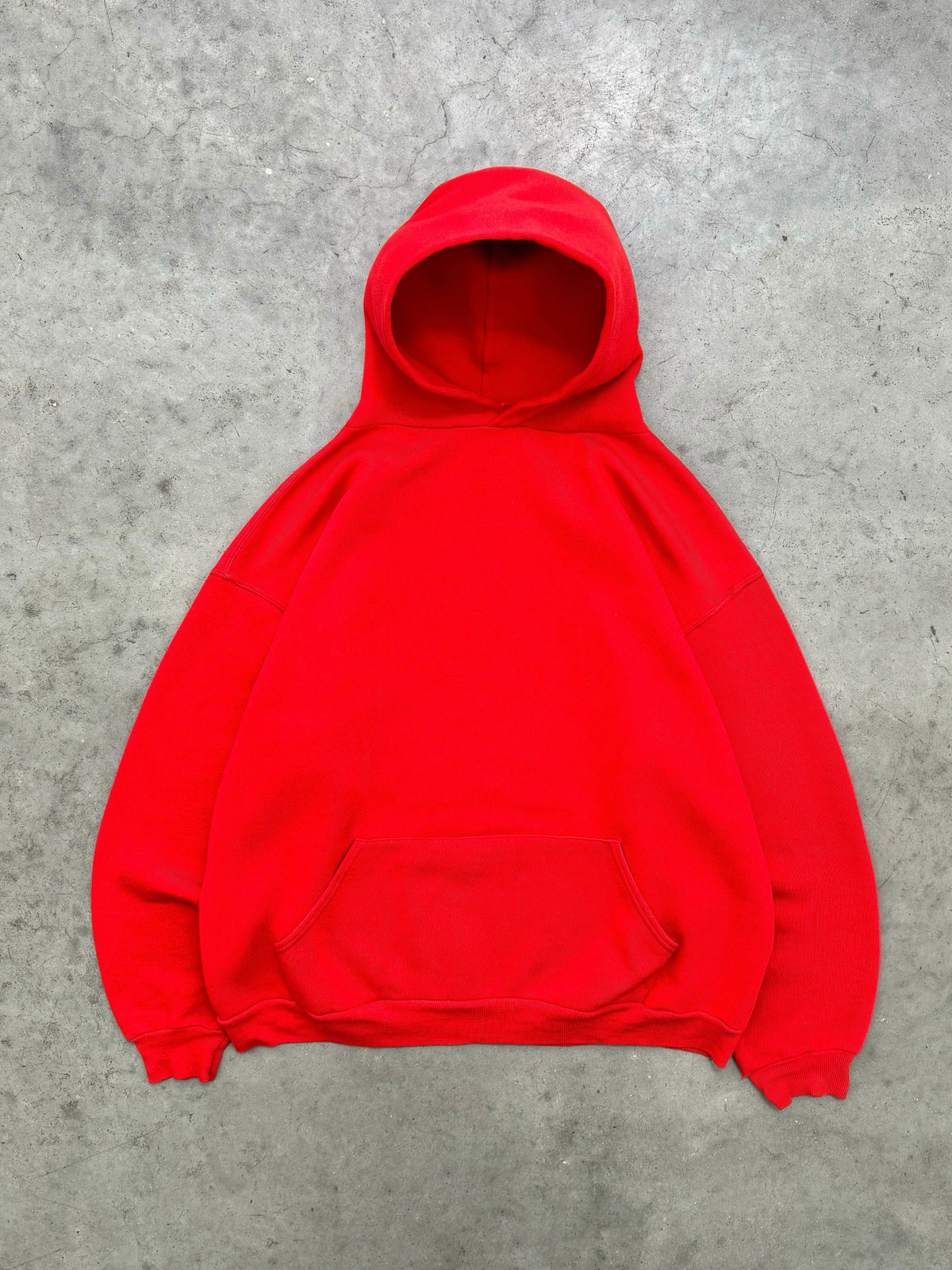 FADED RED RUSSELL HOODIE - 1980S