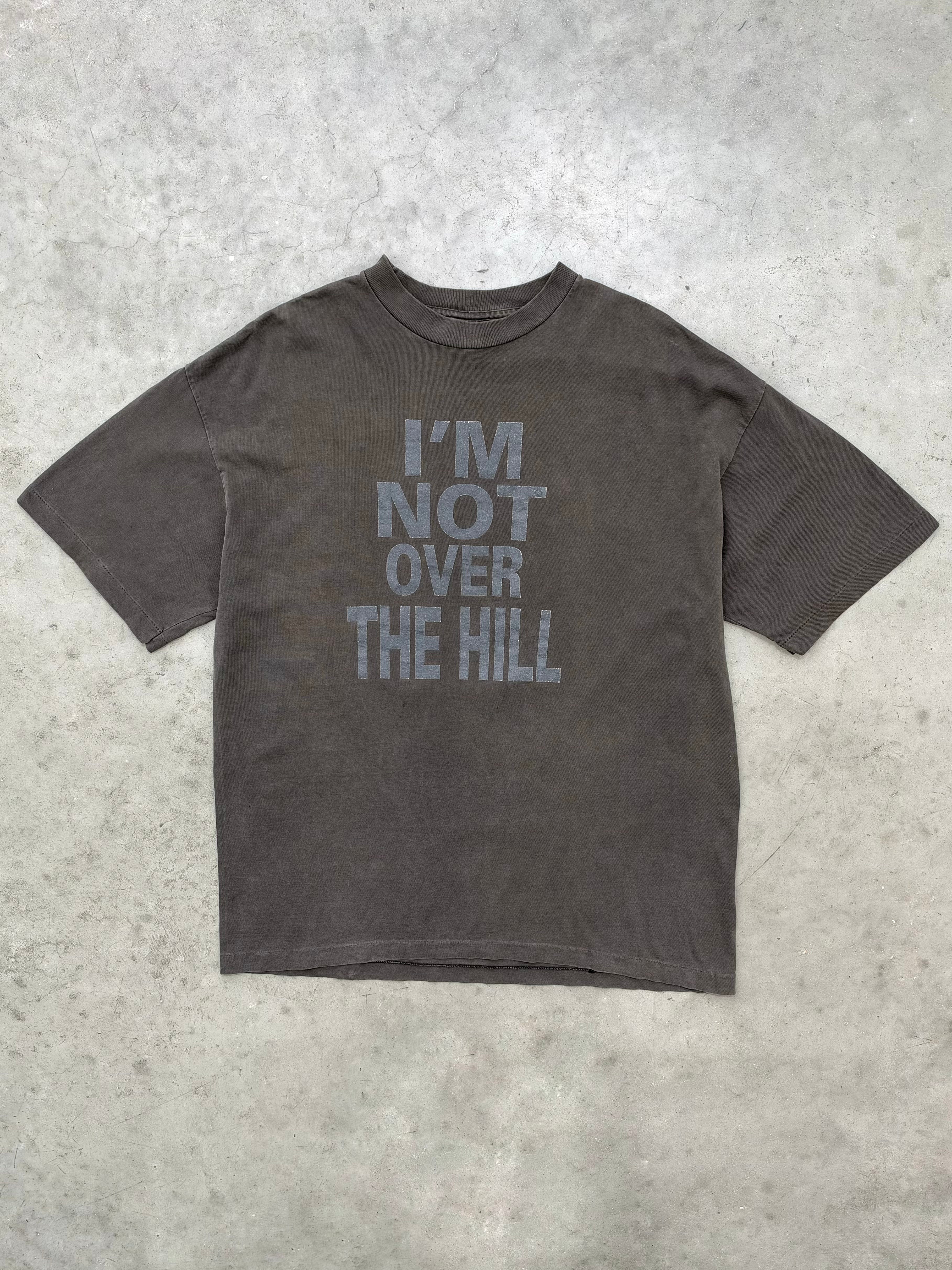 SUN FADED BLACK ON BLACK "IM NOT OVER THE HILL" - 1990S
