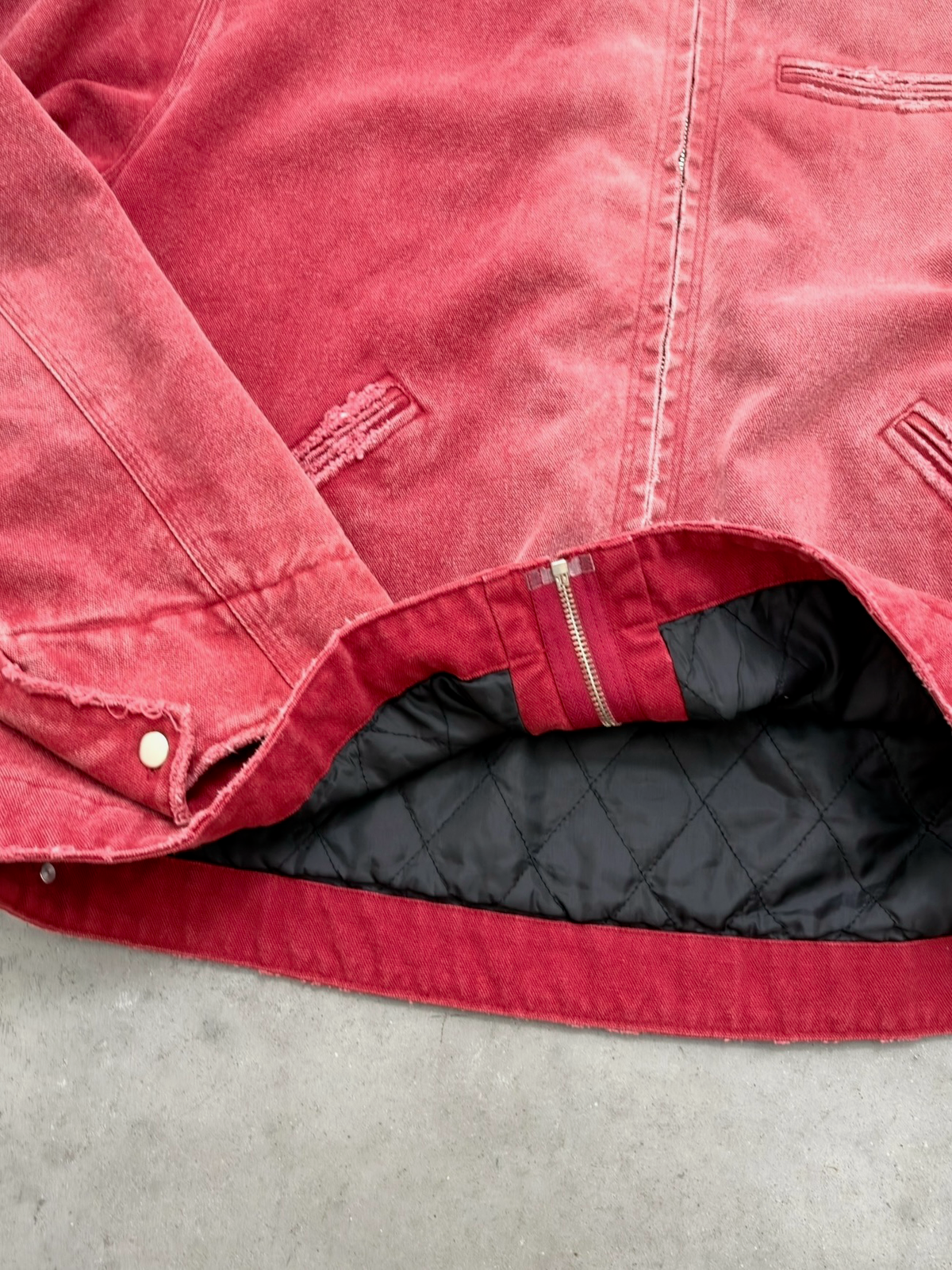 1/1 SAMPLE LAYTON JACKET - SUN FADED MAROON