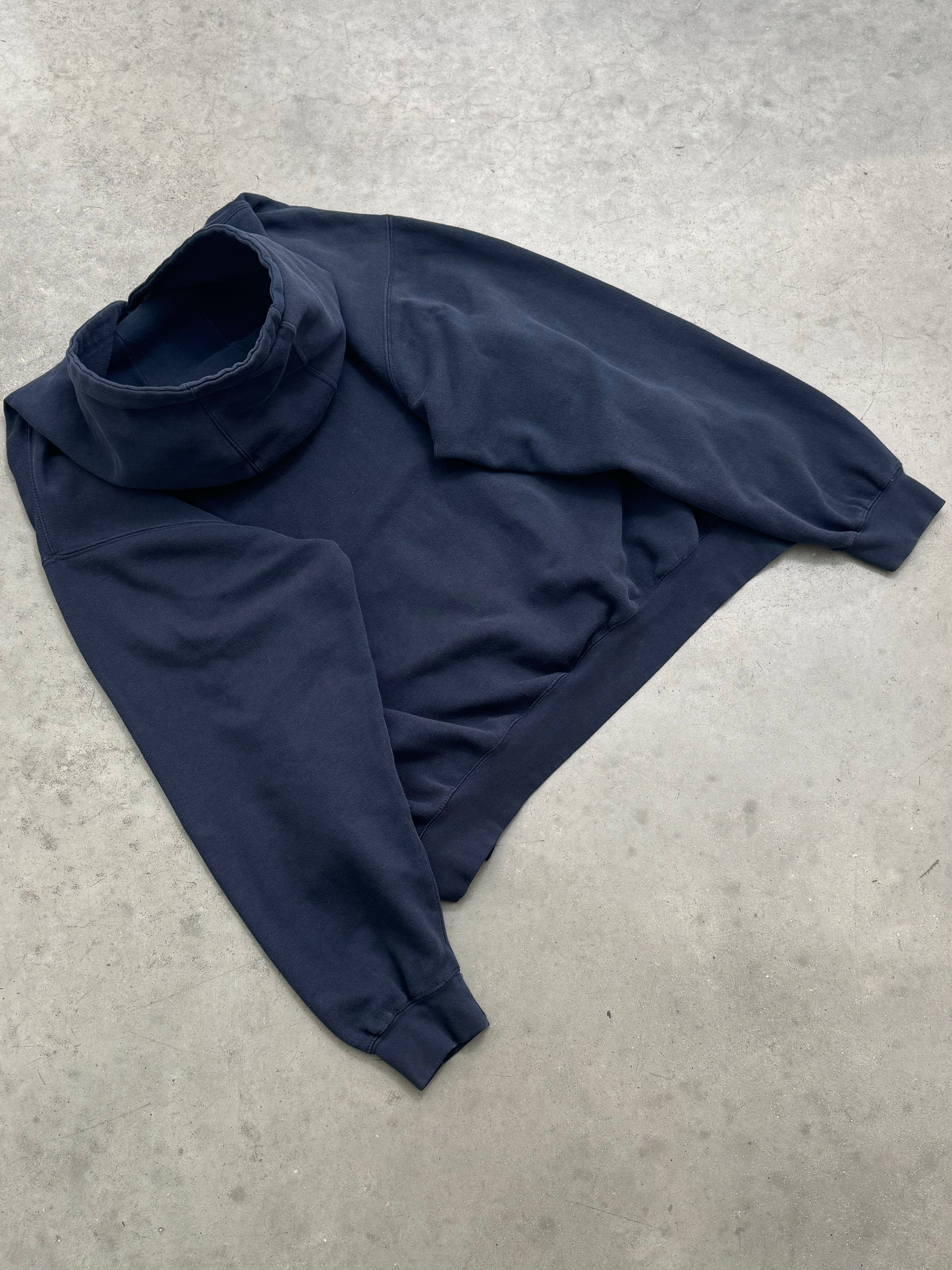 FADED MIDNIGHT BLUE HOODIE - 2000S