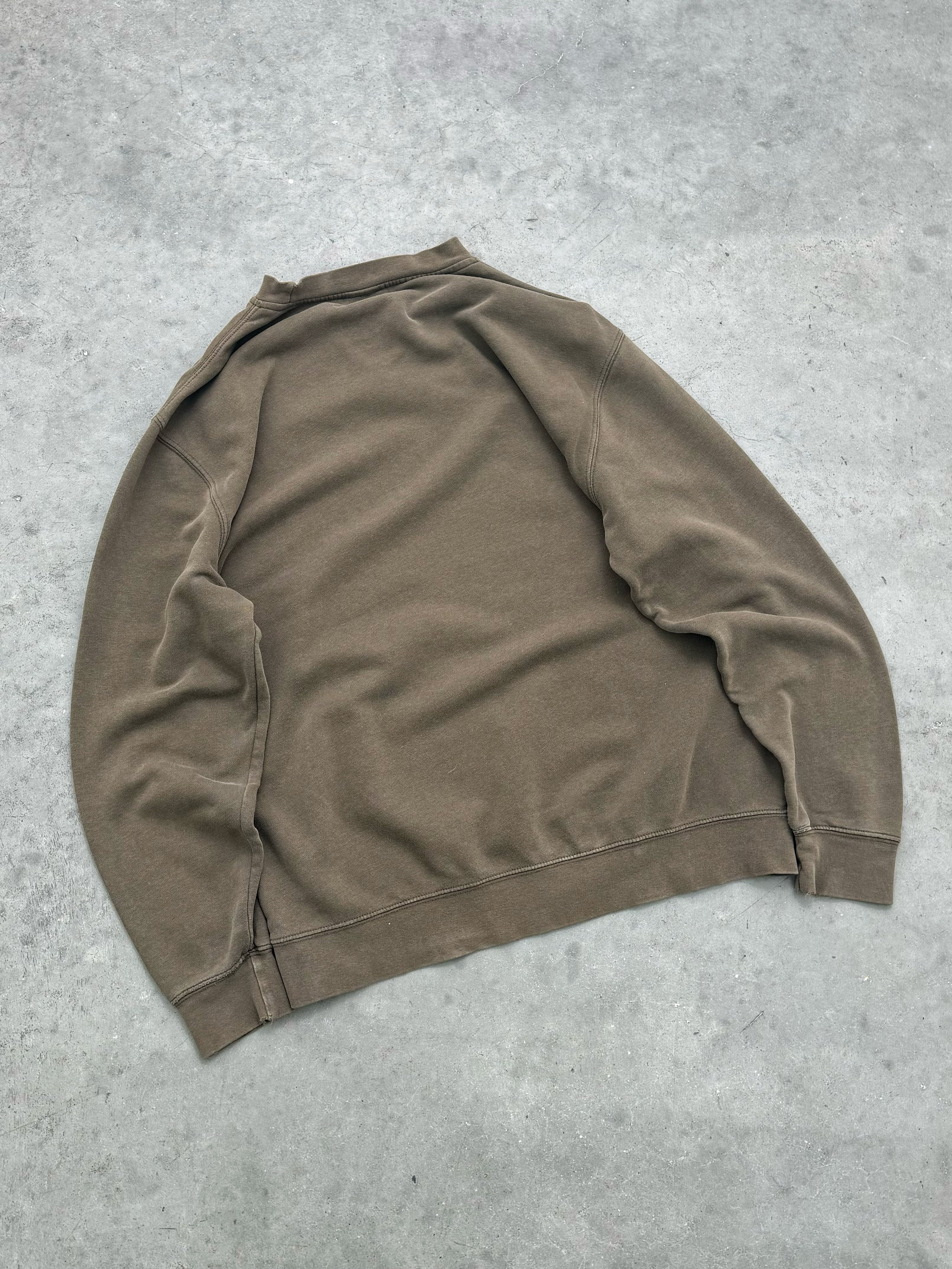 FADED OLIVE CREWNECK - 2000S
