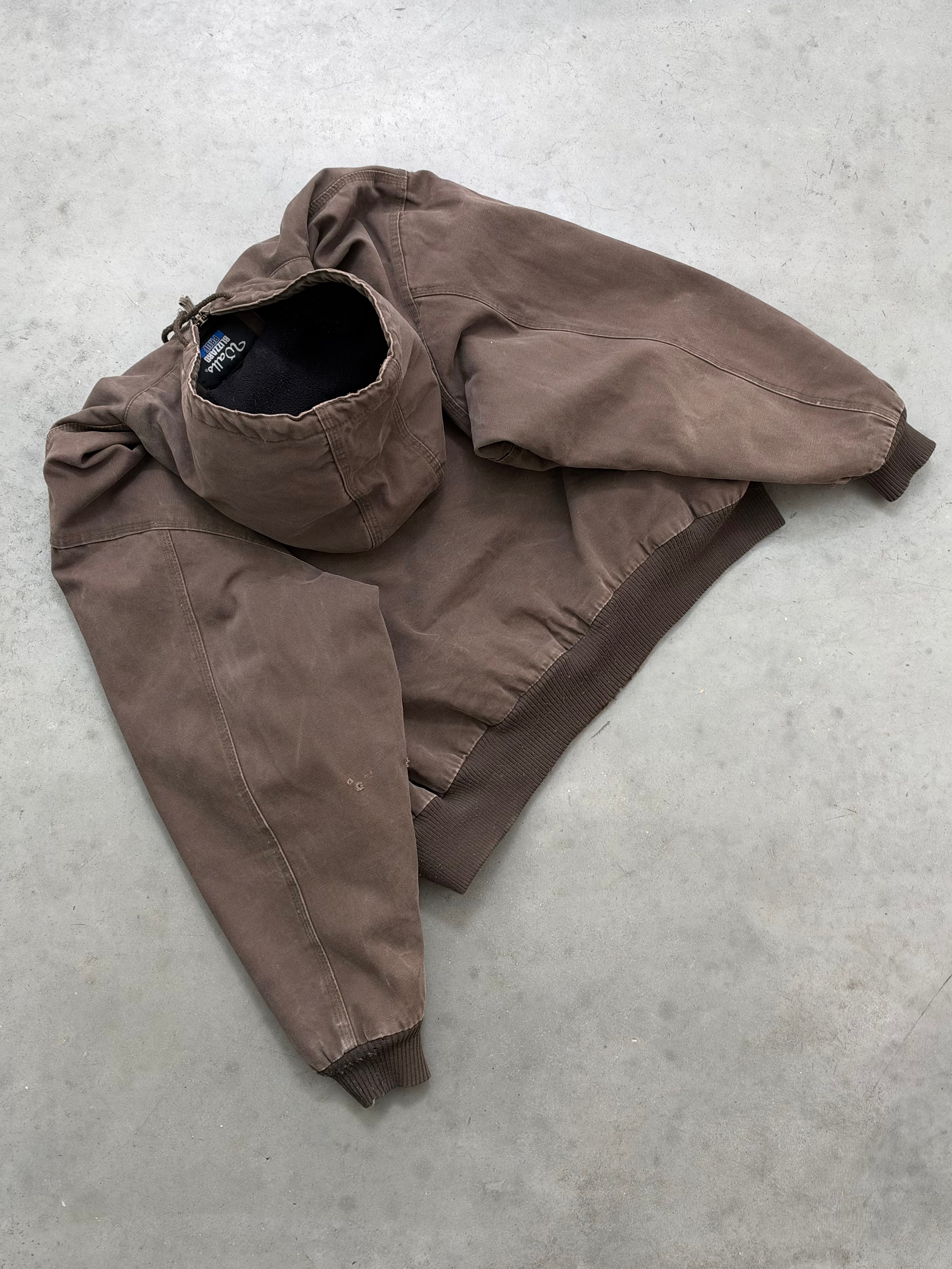 FADED ESPRESSO BROWN WALLS WORK JACKET - 1990S