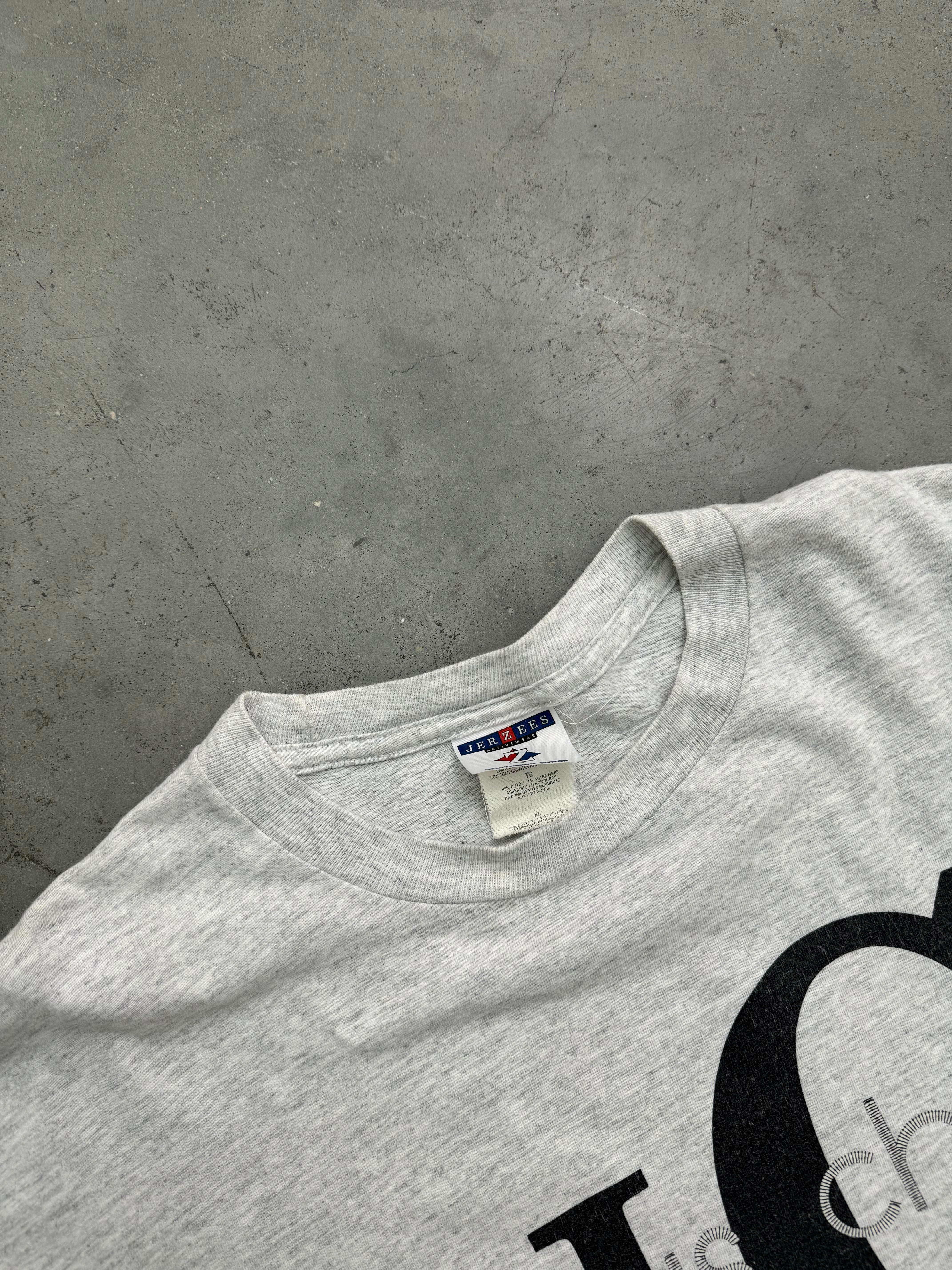 HEATHER GREY JESUS INITIAL TEE - 2000S
