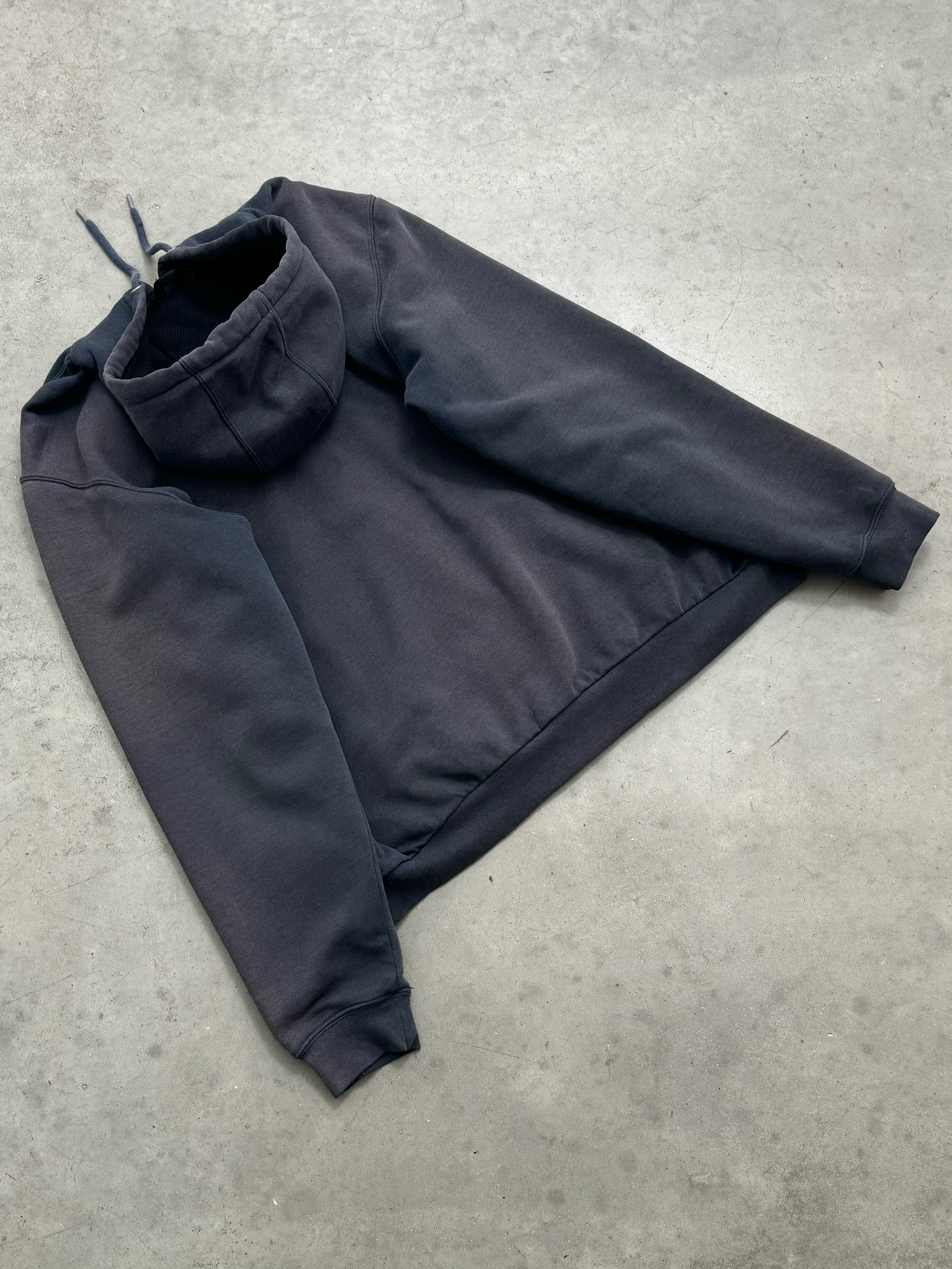 FADED BLUE THERMAL LINED CARHARTT HOODIE - 2000S