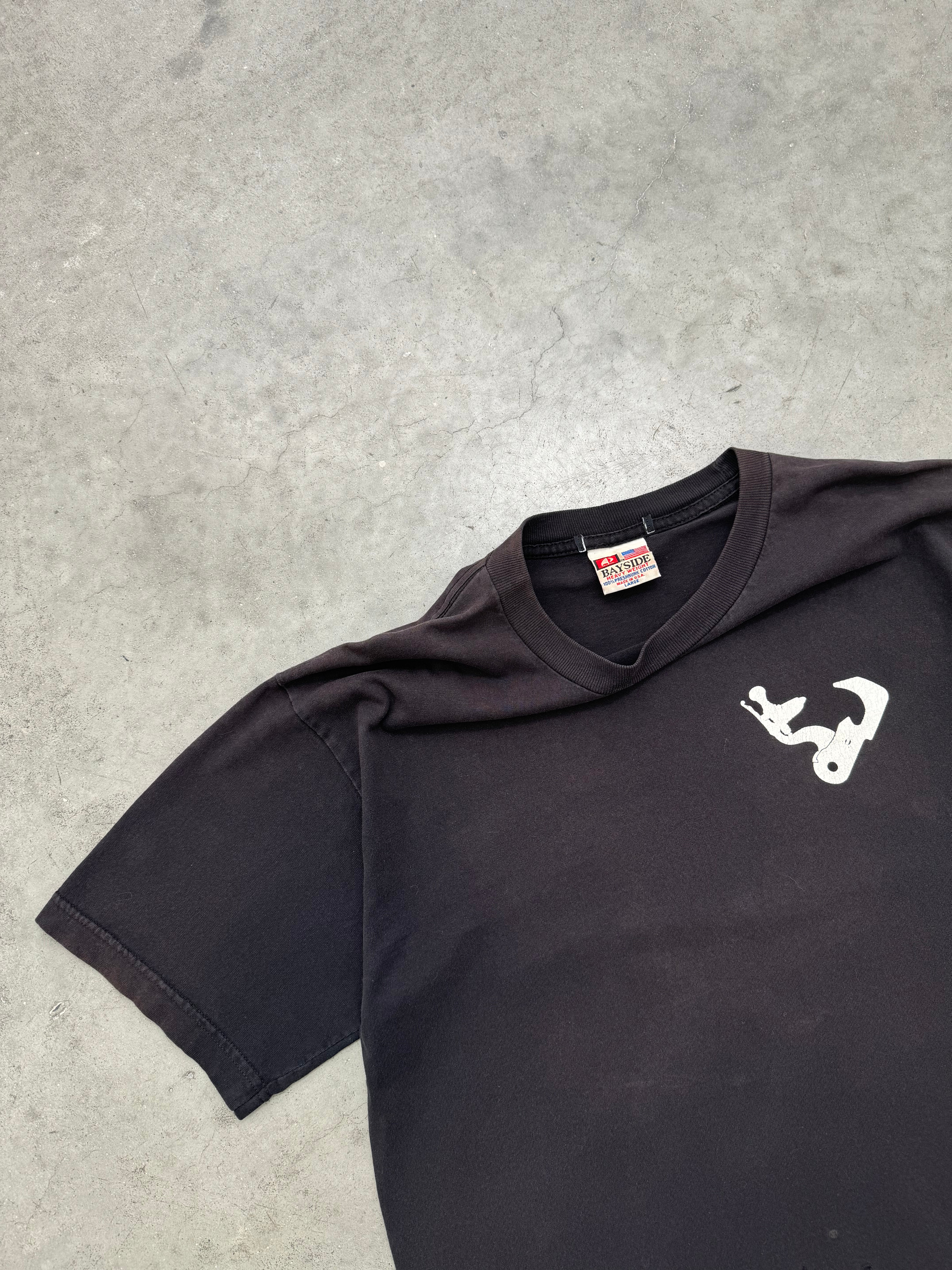SUN FADED BLACK "MODERN MUSKET" TEE - 1990S