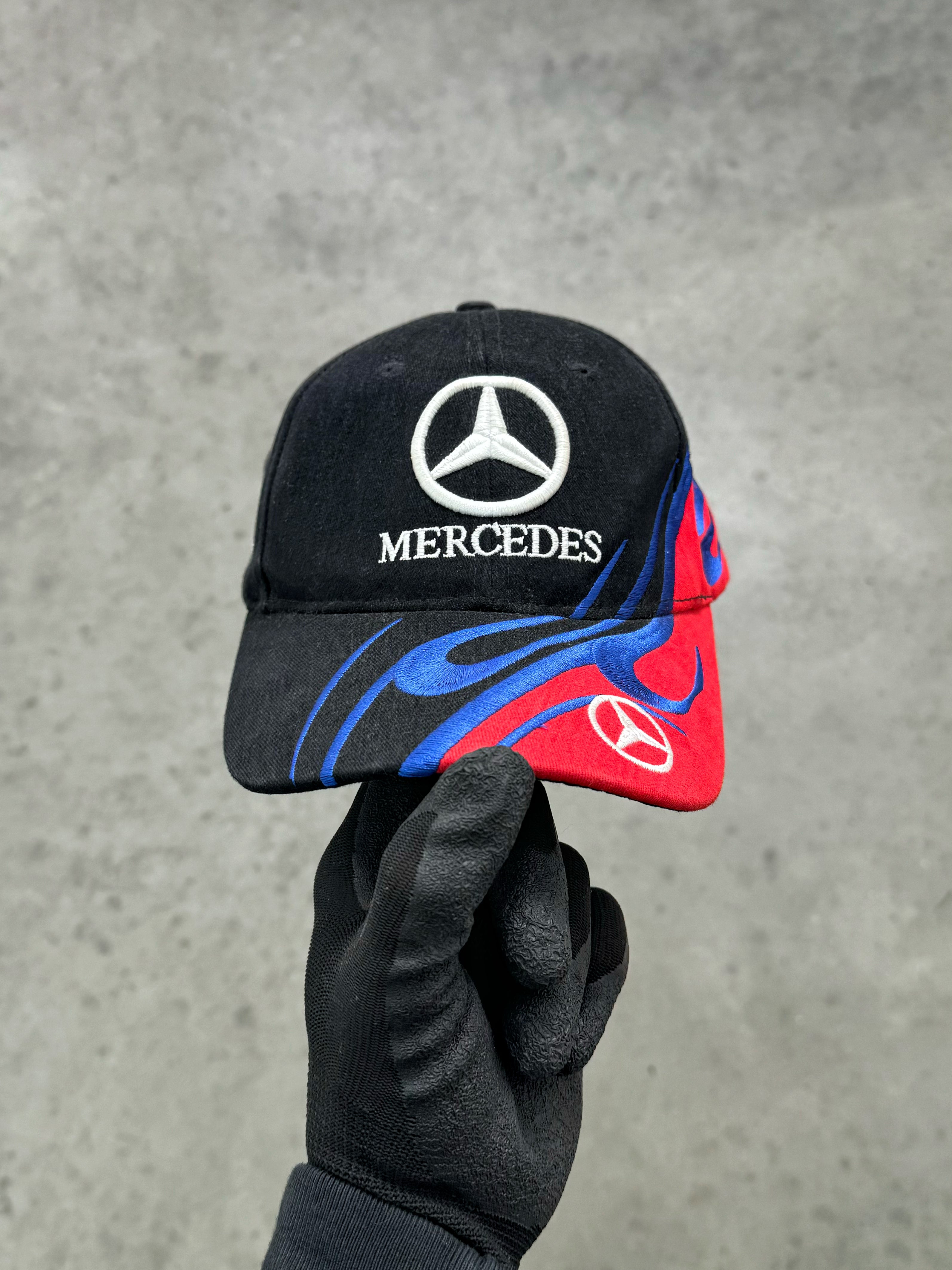 MERCEDES BENZ RACING STRAPBACK HAT - 2000S