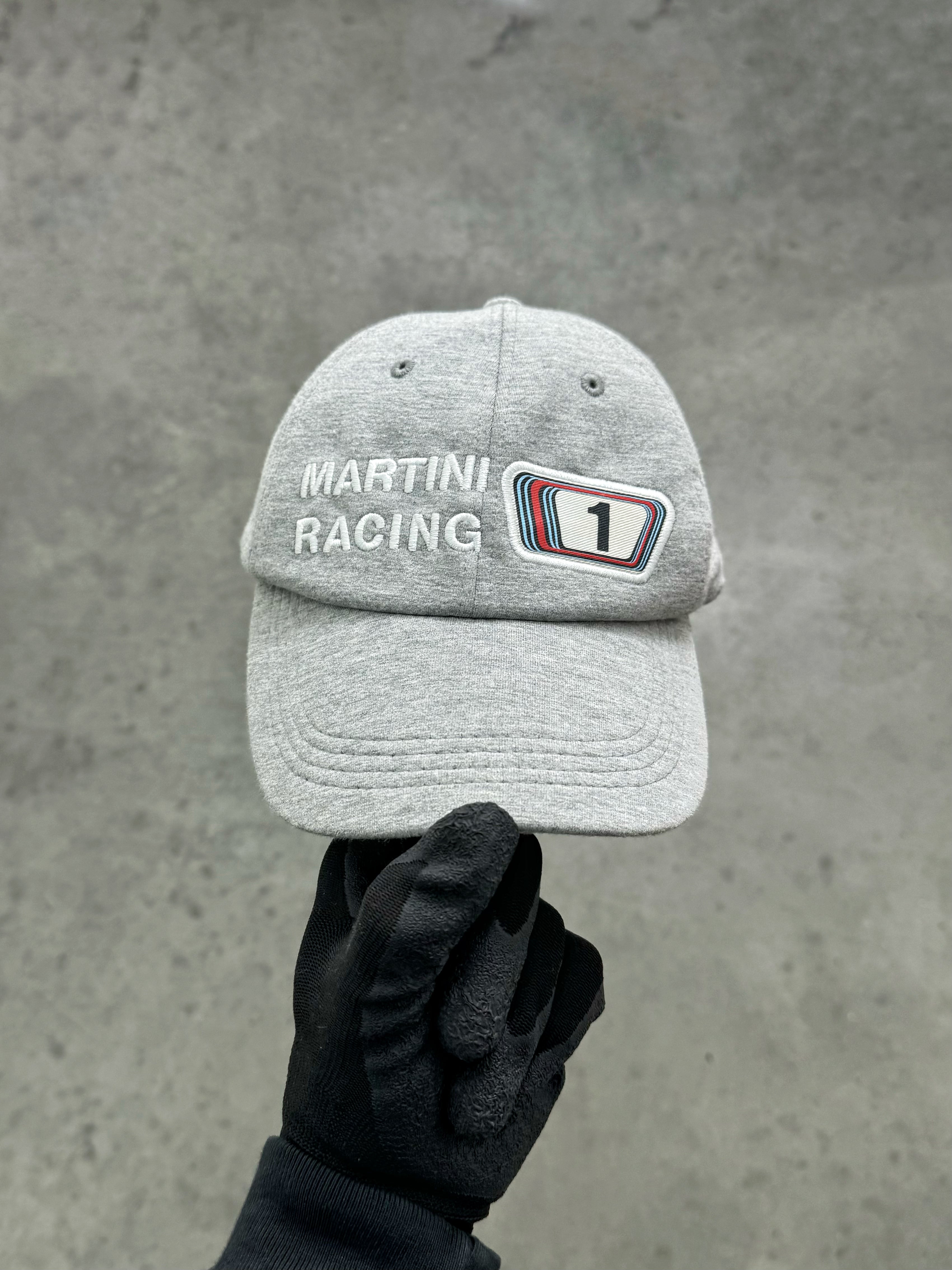FADED HEATHER GREY "MARTINI RACING" PORSCHE HAT - 2000S