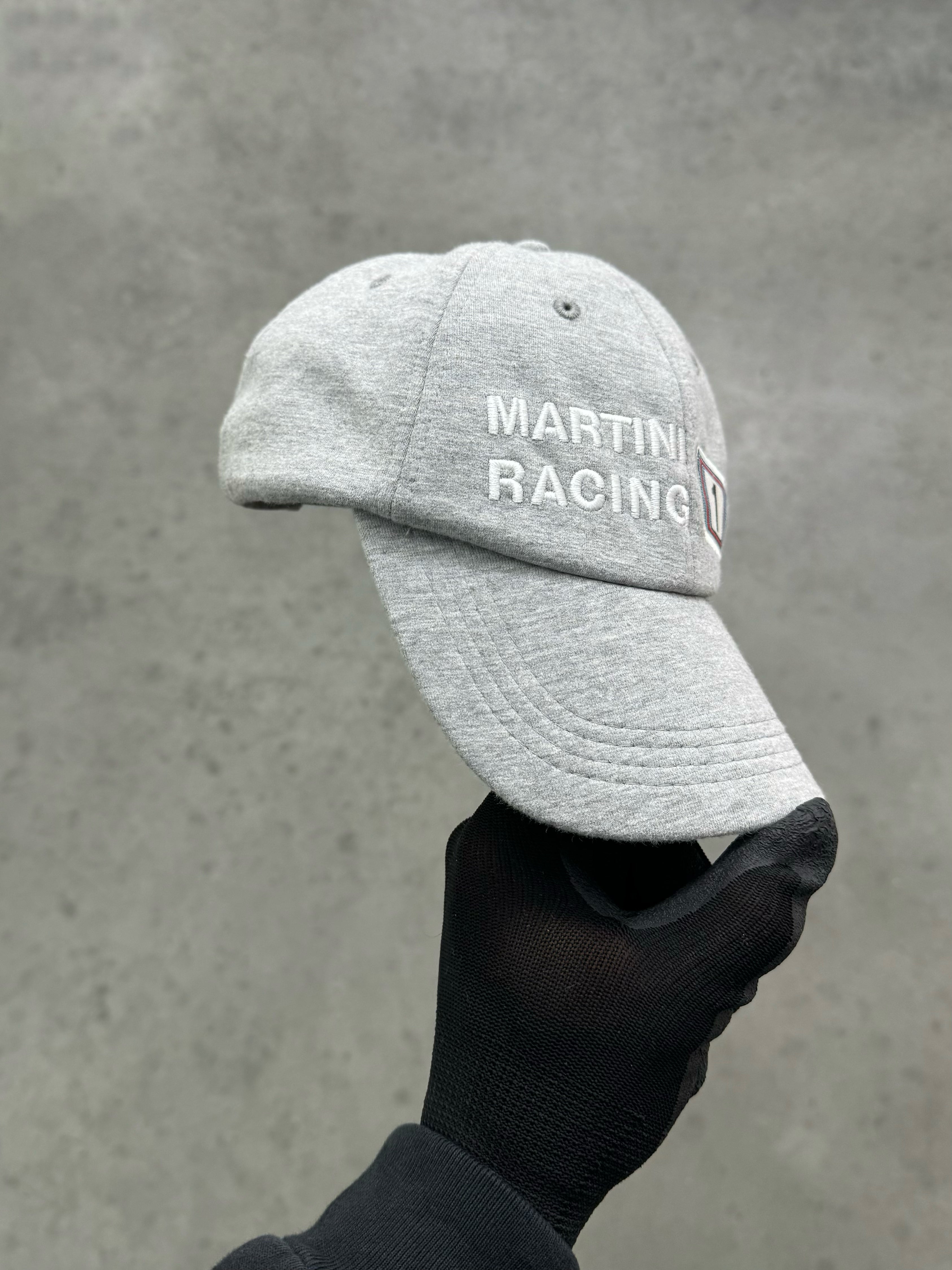 FADED HEATHER GREY "MARTINI RACING" PORSCHE HAT - 2000S