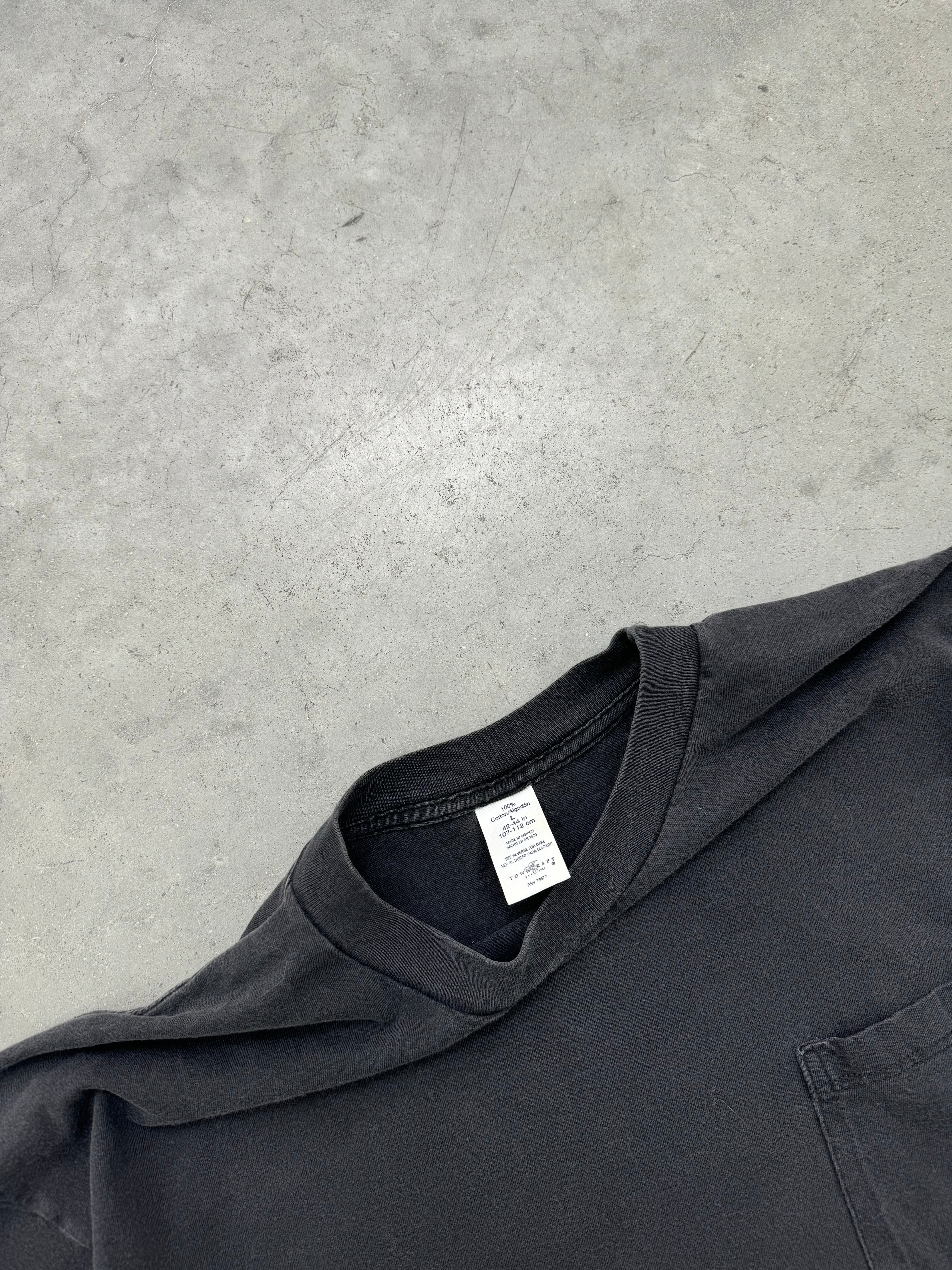 FADED BLACK PAINTERS POCKET TEE - 1990S