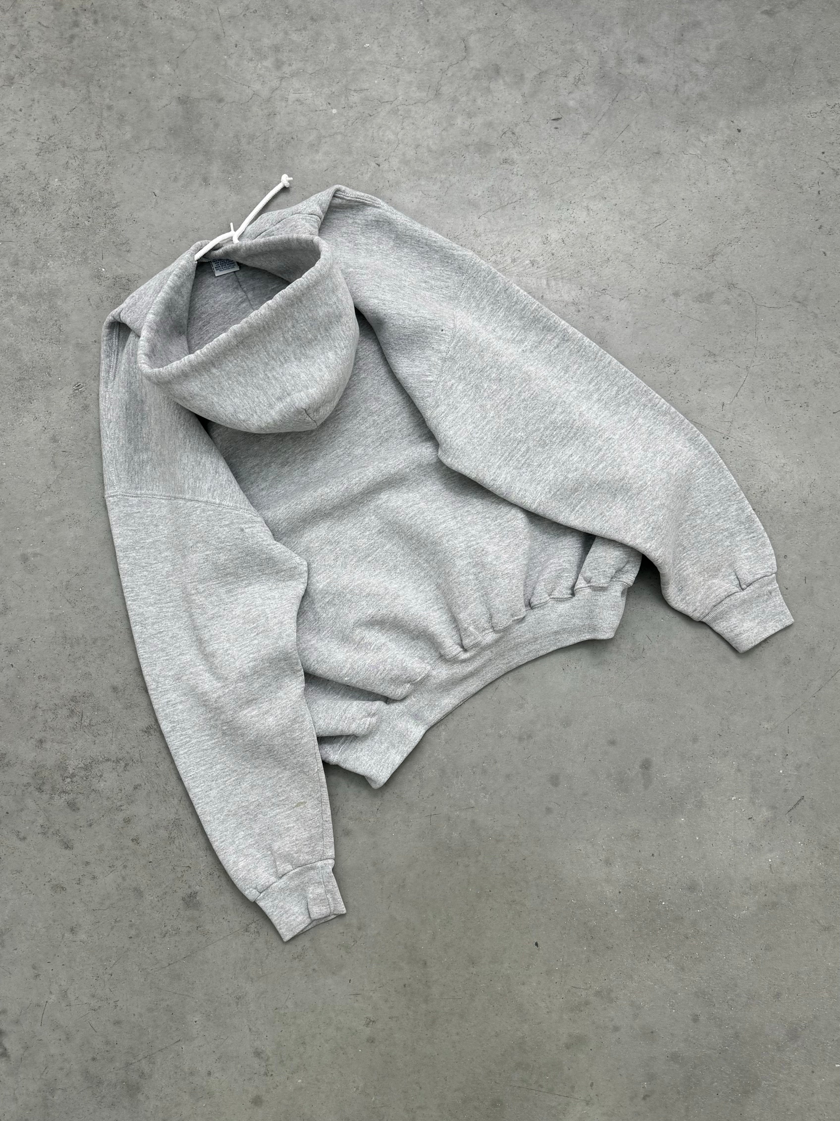 HEATHER GREY RUSSELL HOODIE - 1990S