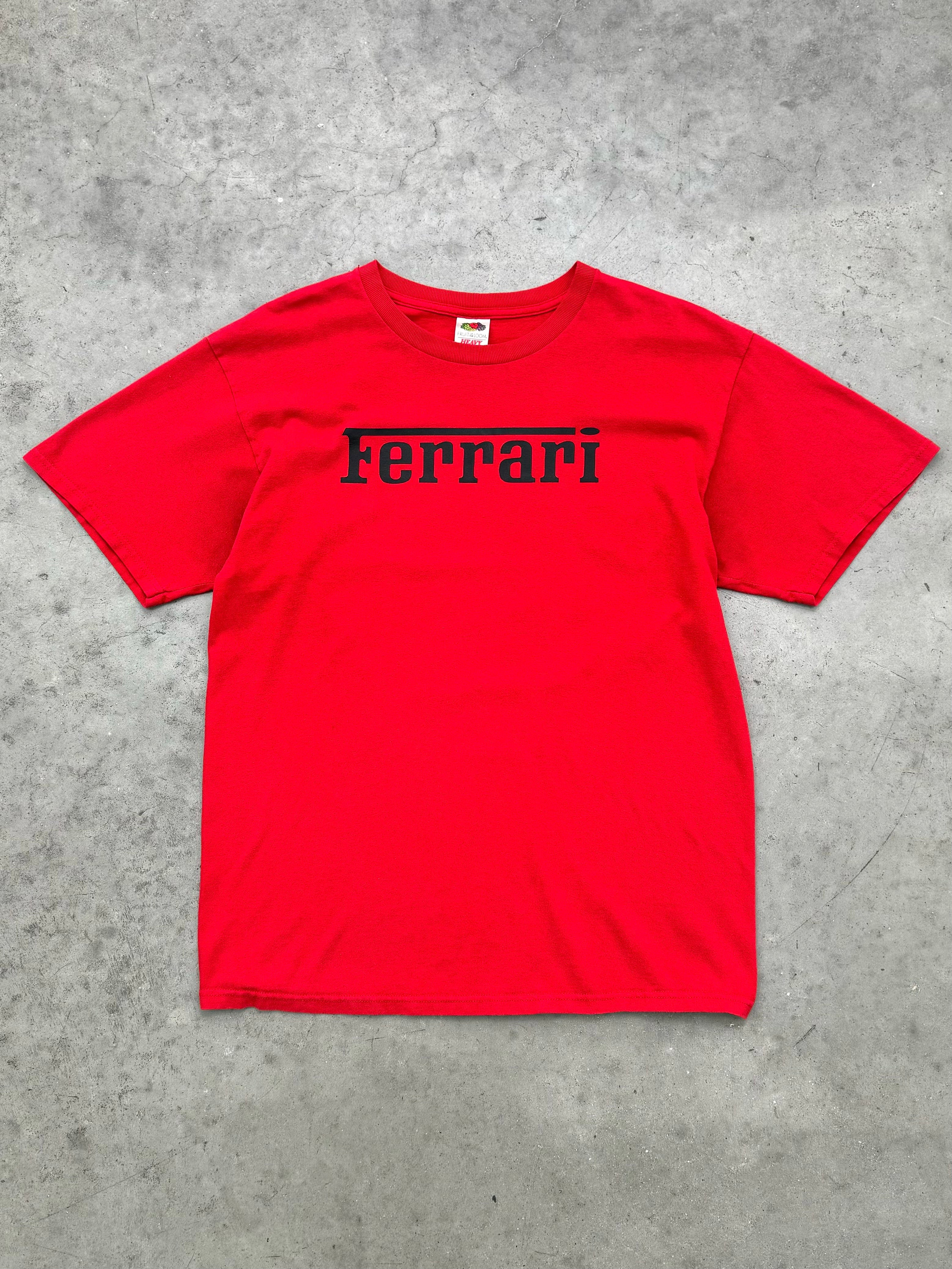 “FERRARI” SPELLOUT TEE - 2000S