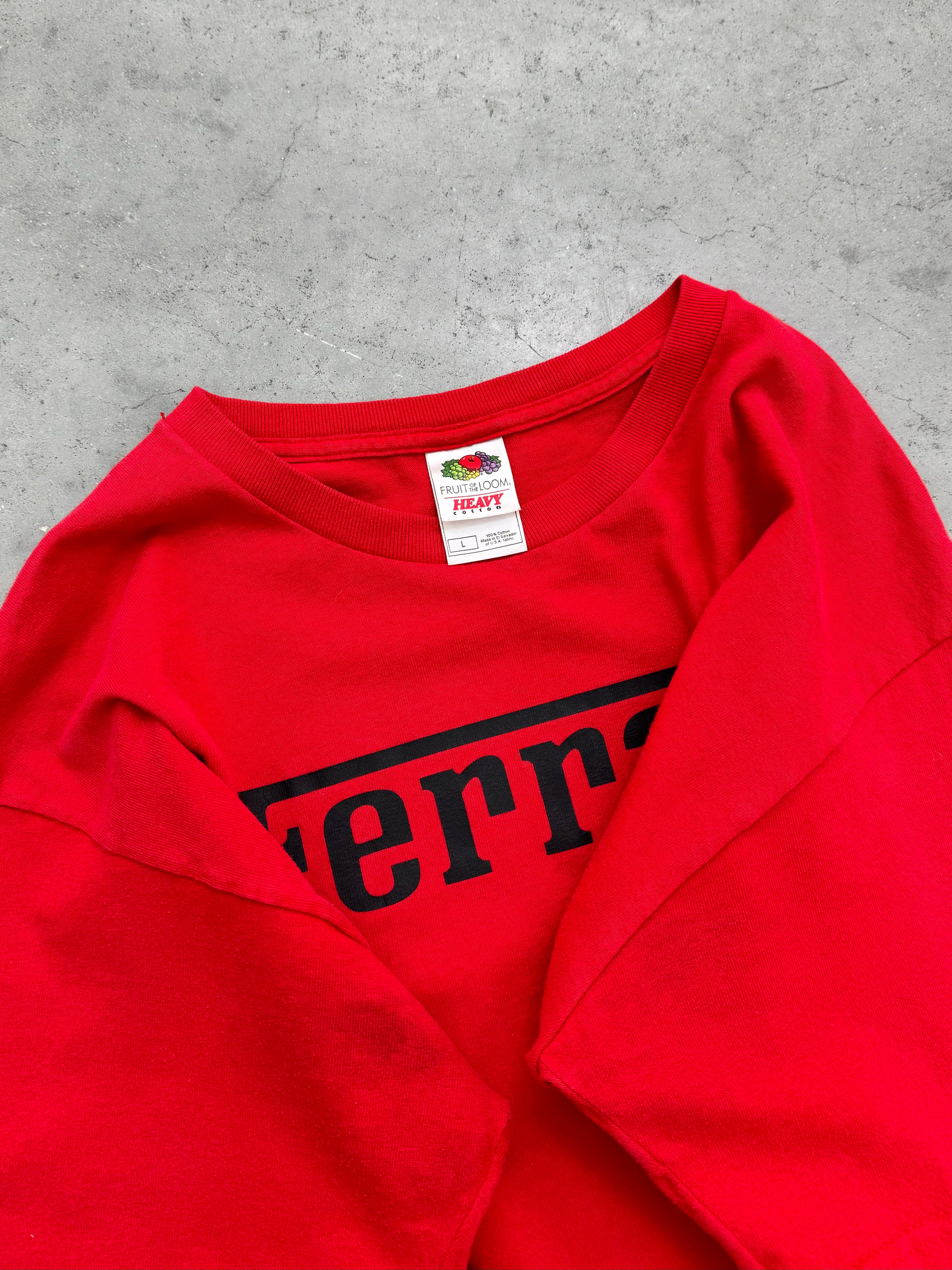 “FERRARI” SPELLOUT TEE - 2000S