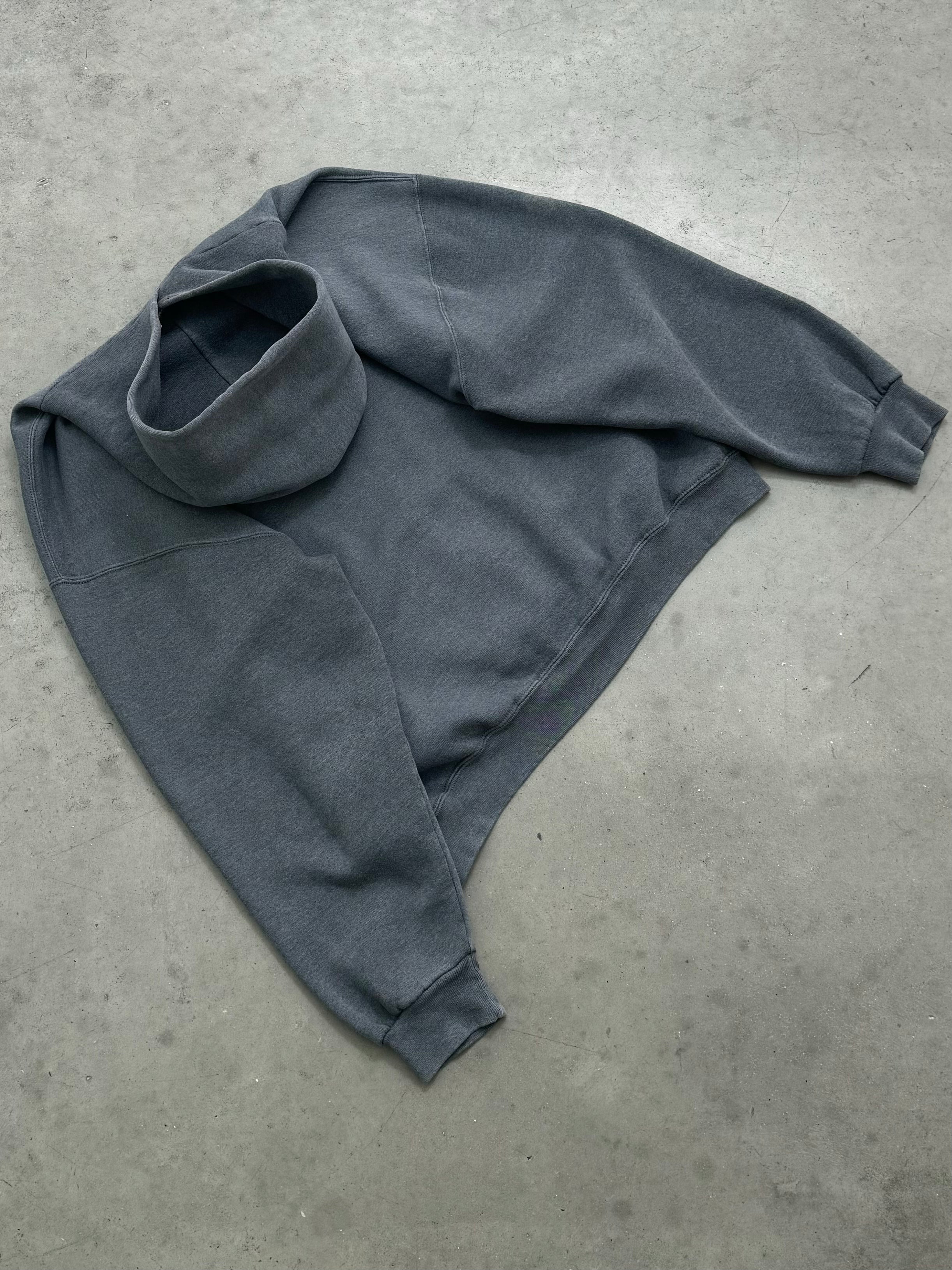 FADED CHARCOAL RUSSELL HOODIE - 2000S