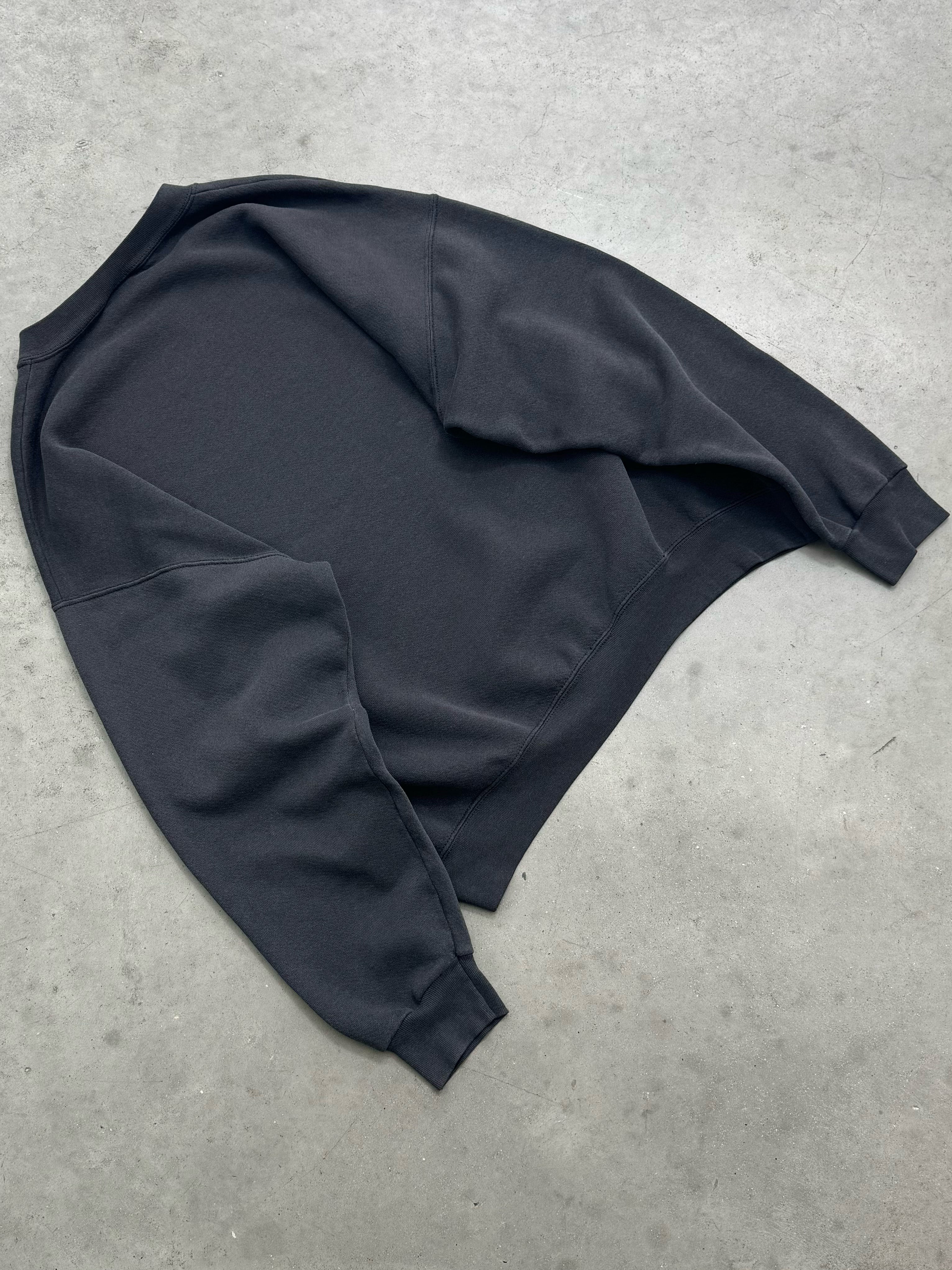 FADED BLACK HEAVYWEIGHT CREWNECK - 1990S