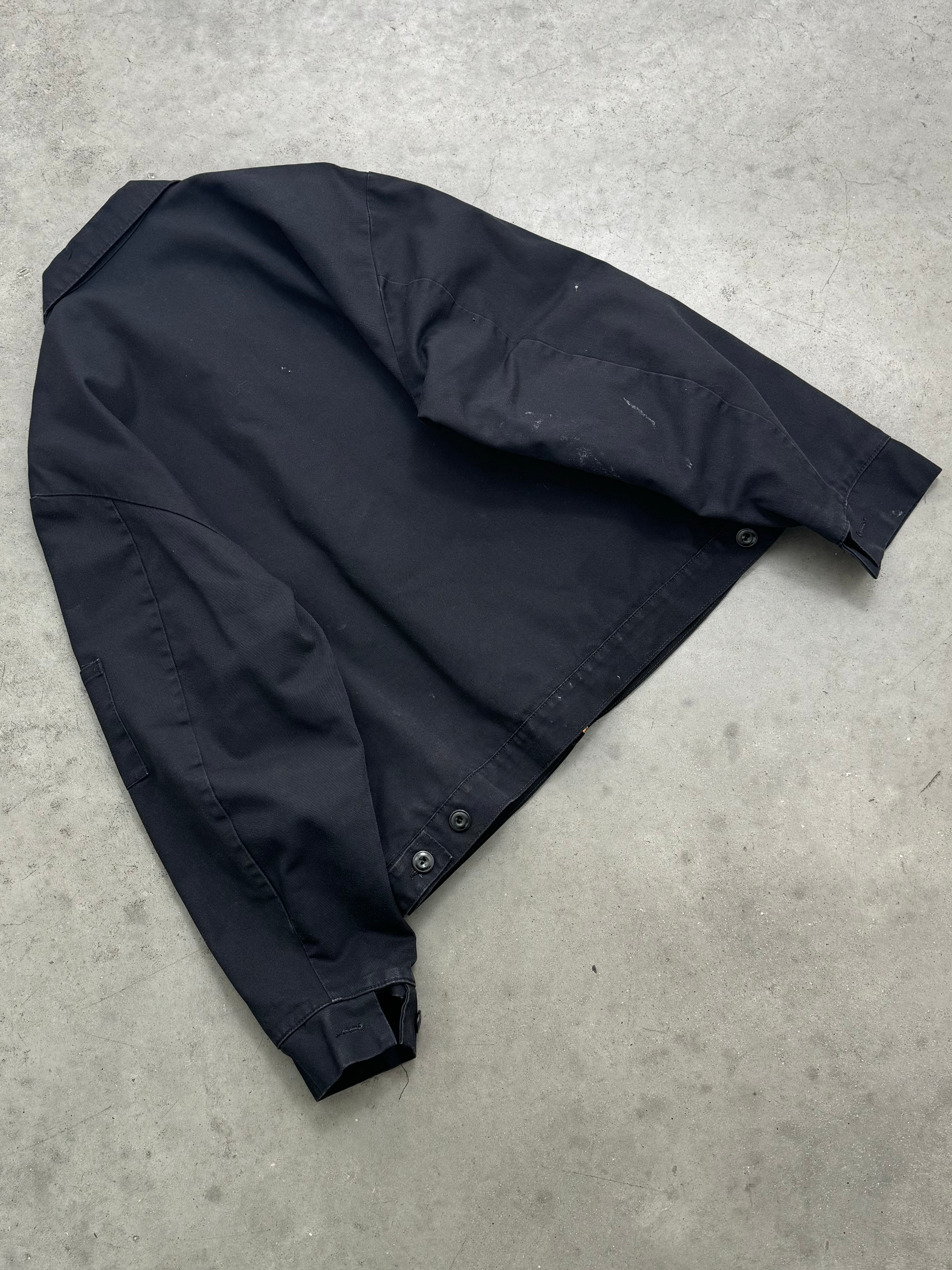 FADED BLACK MECHANIC JACKET - 1980S