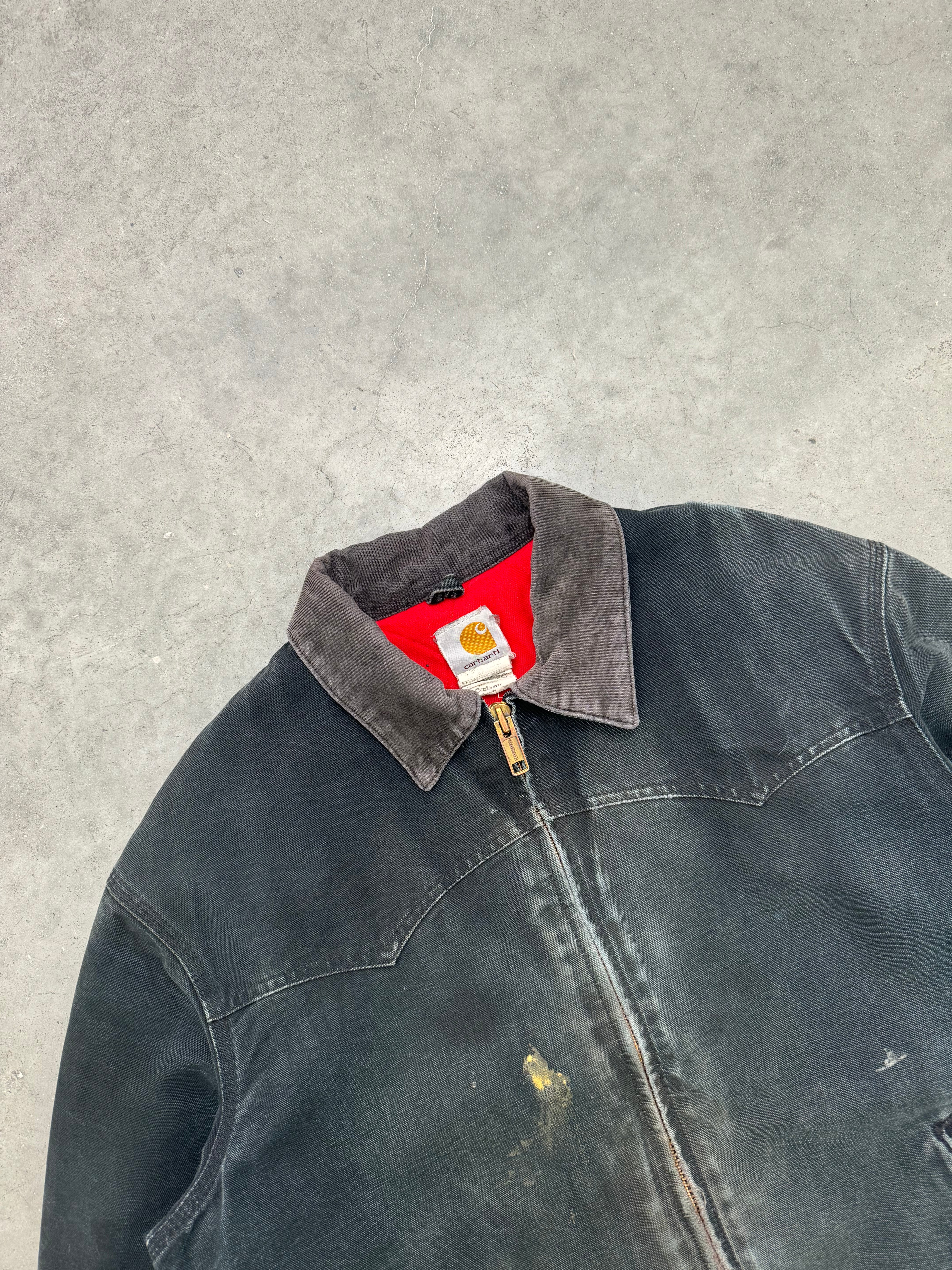 SUN FADED & DISTRESSED CARHARTT SANTA FE JACKET - 1990S
