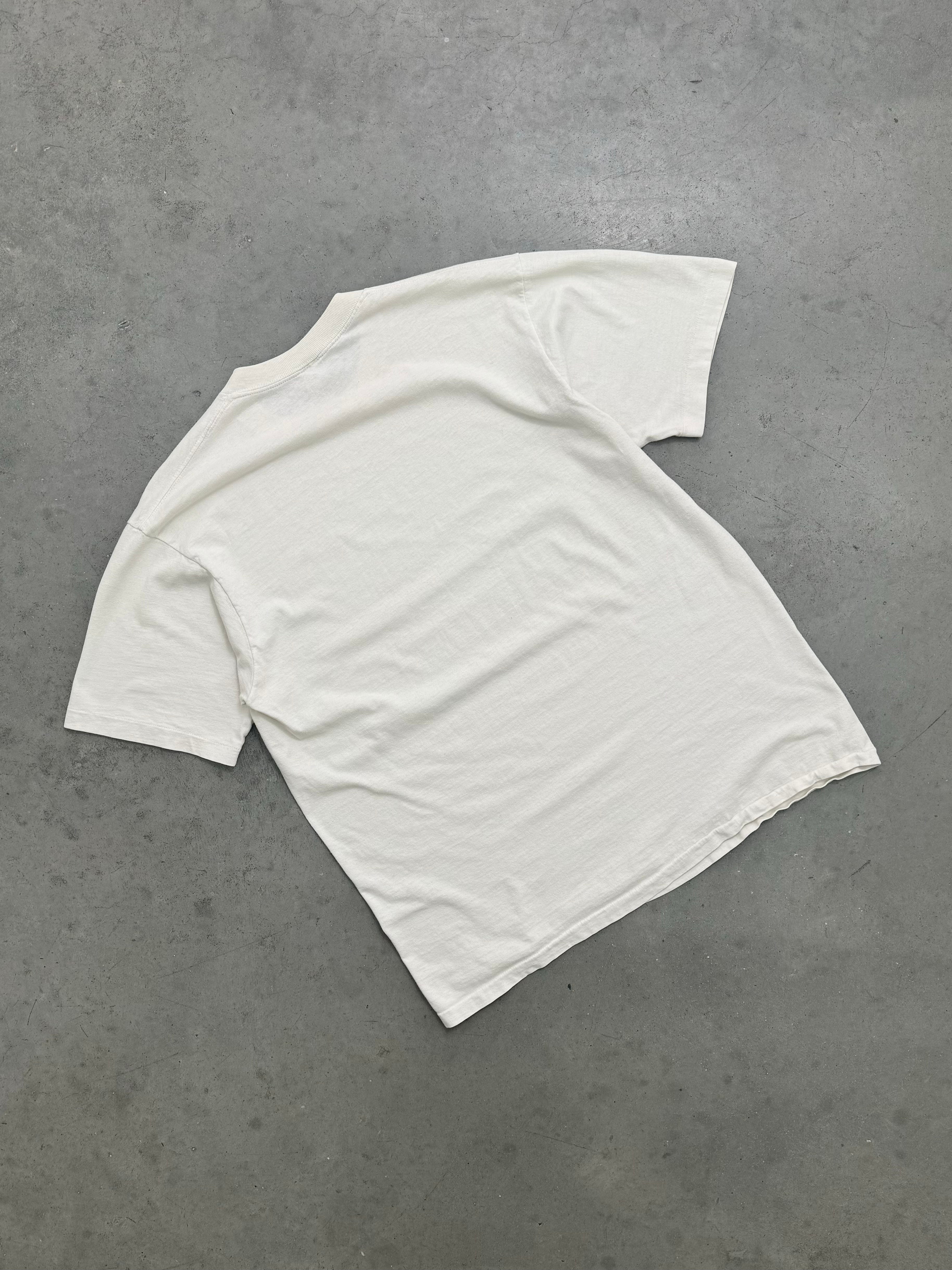 FADED BONE WHITE SINGLE STITCH TEE - 1970S
