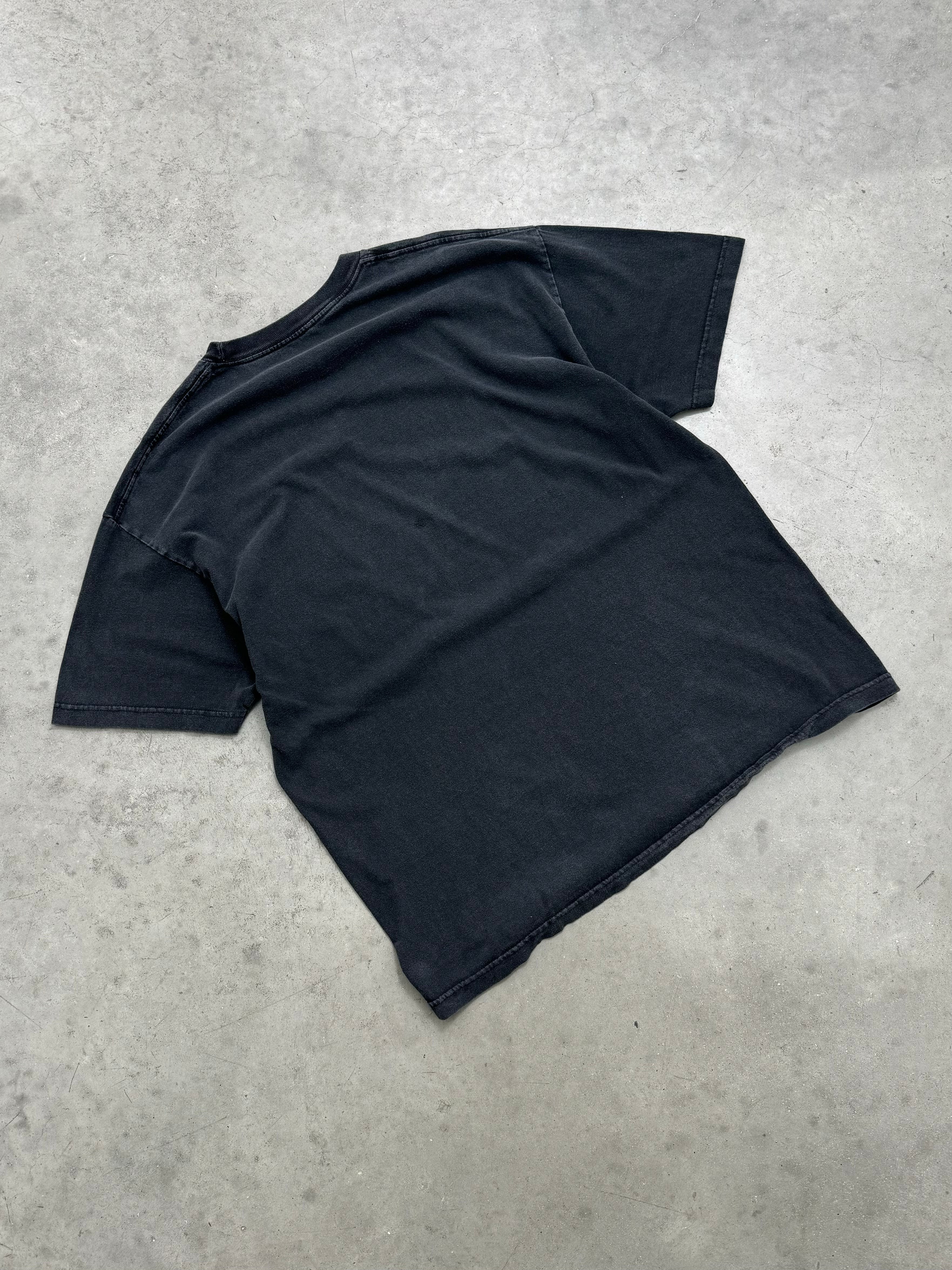 SUN FADED BLACK TEE - 2000S