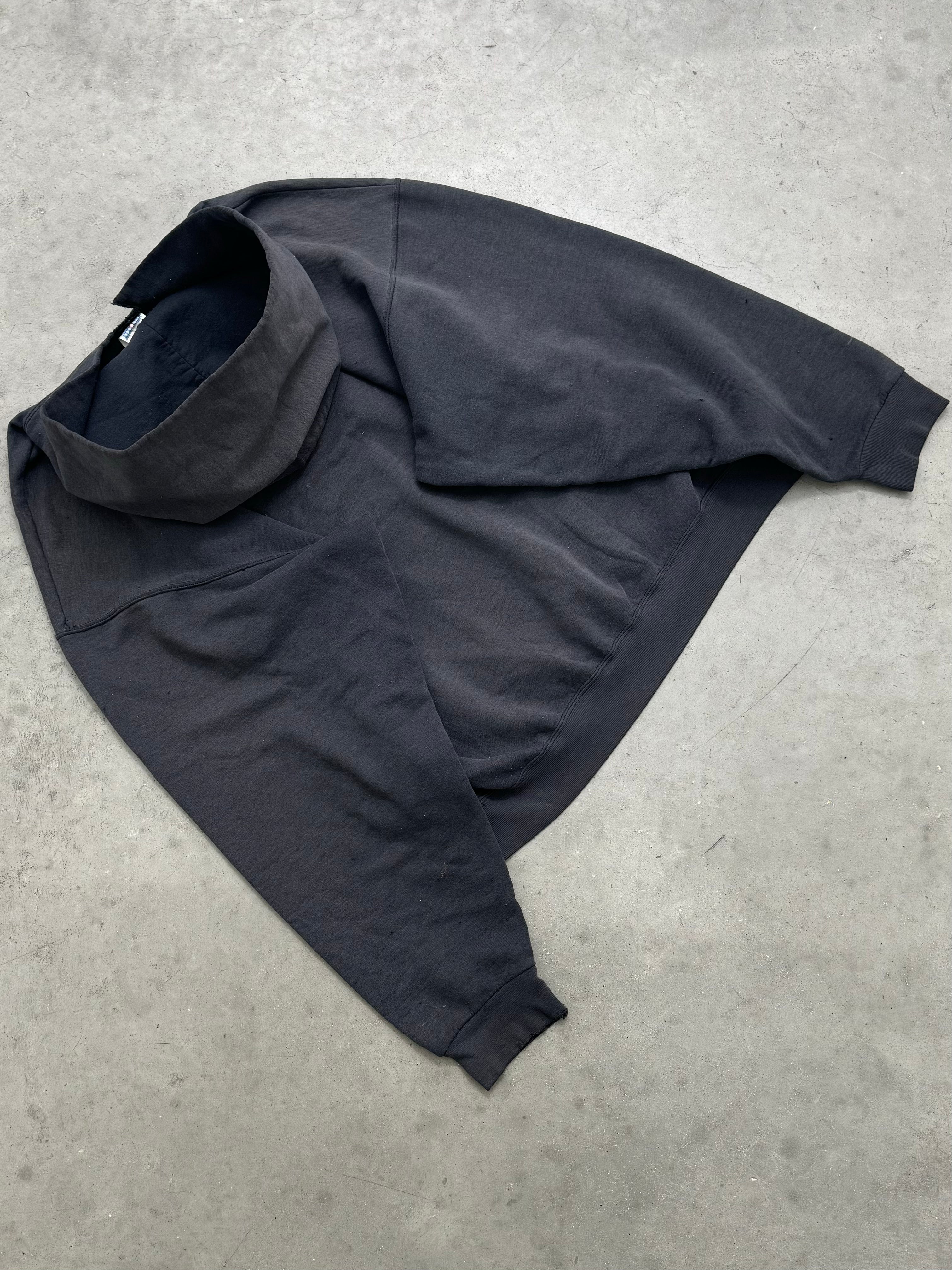 SUN FADED BLACK "HONDA" HOODIE - 2000S